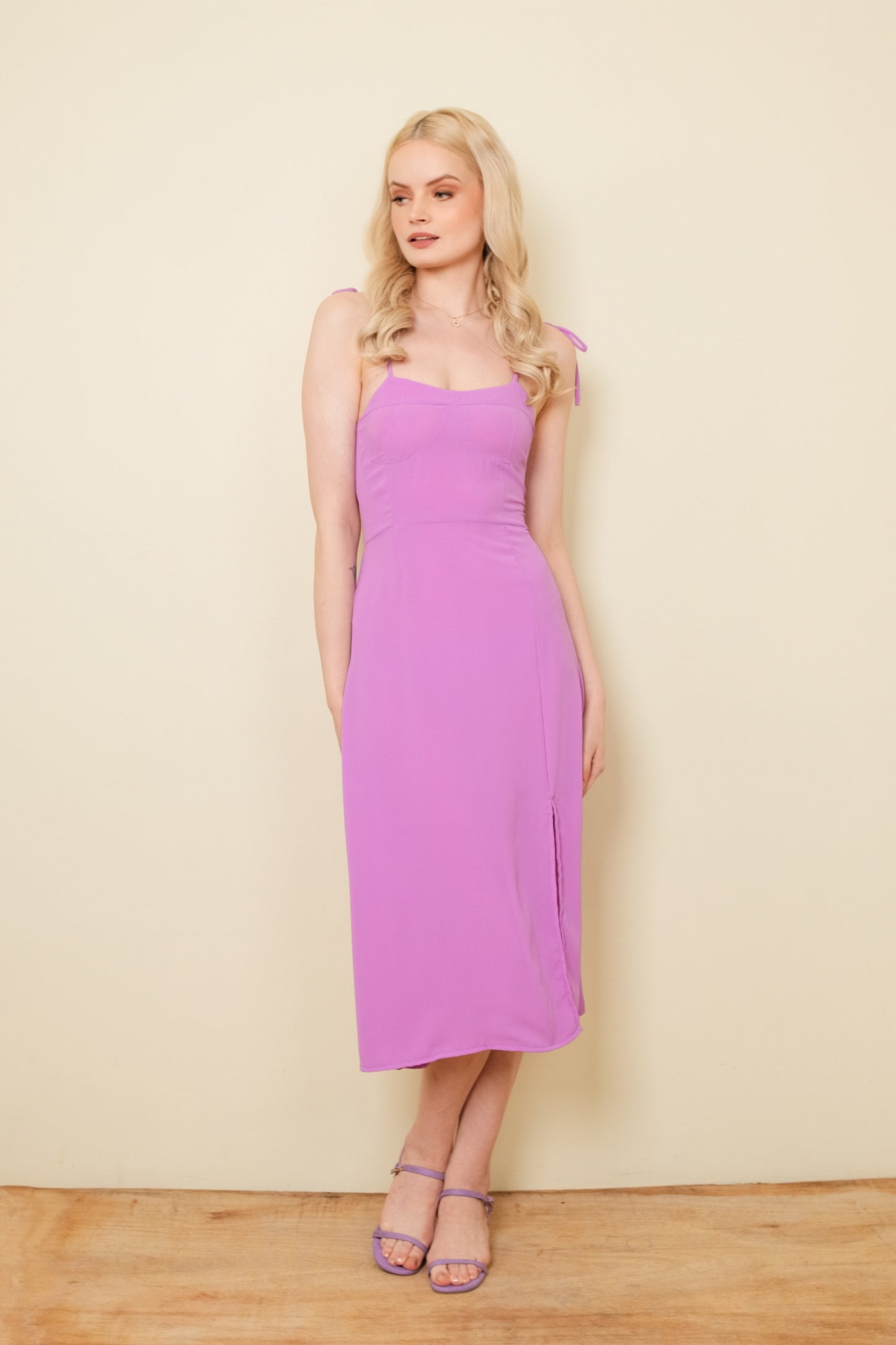 FRANCINE DRESS IN PURPLE