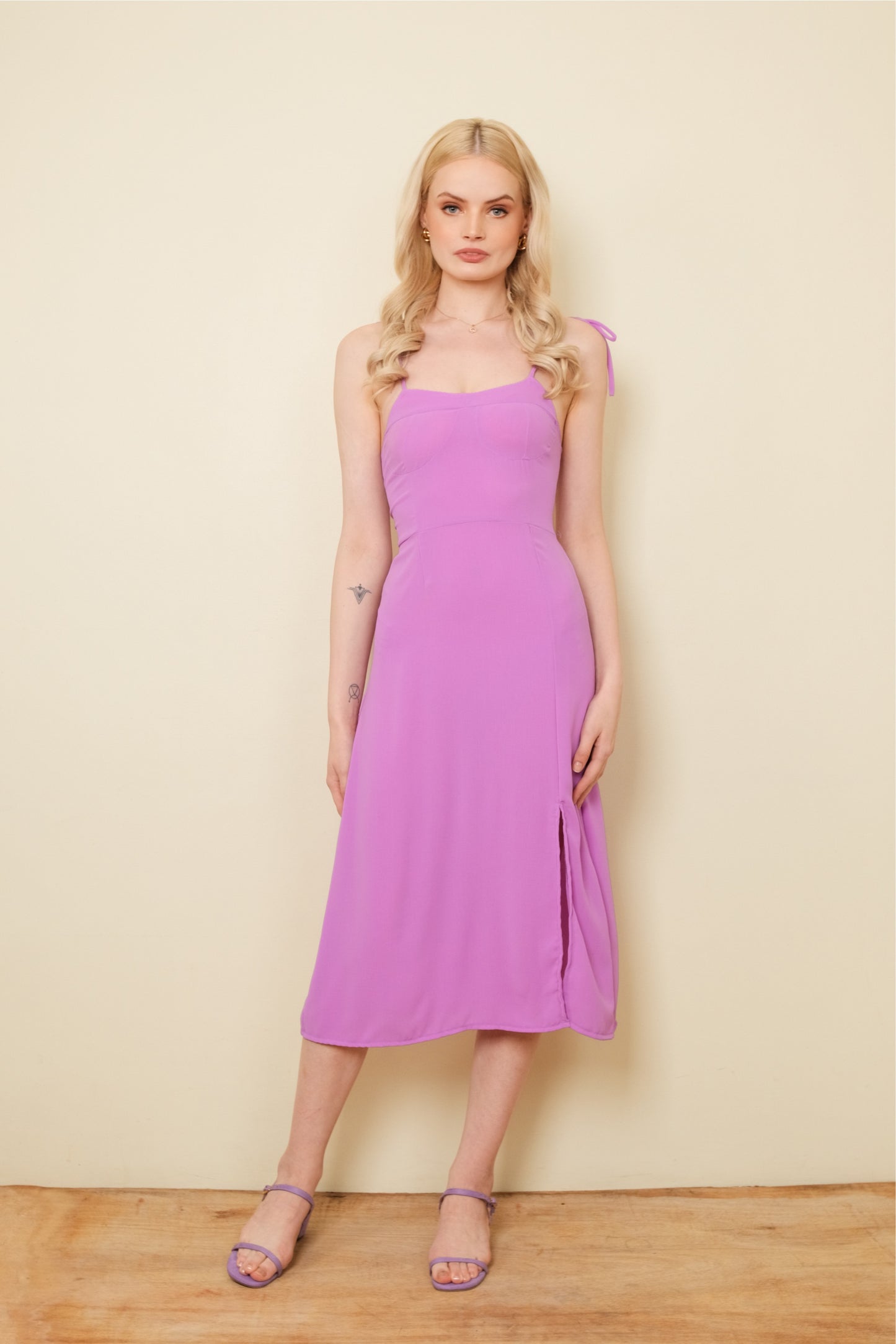 FRANCINE DRESS IN PURPLE
