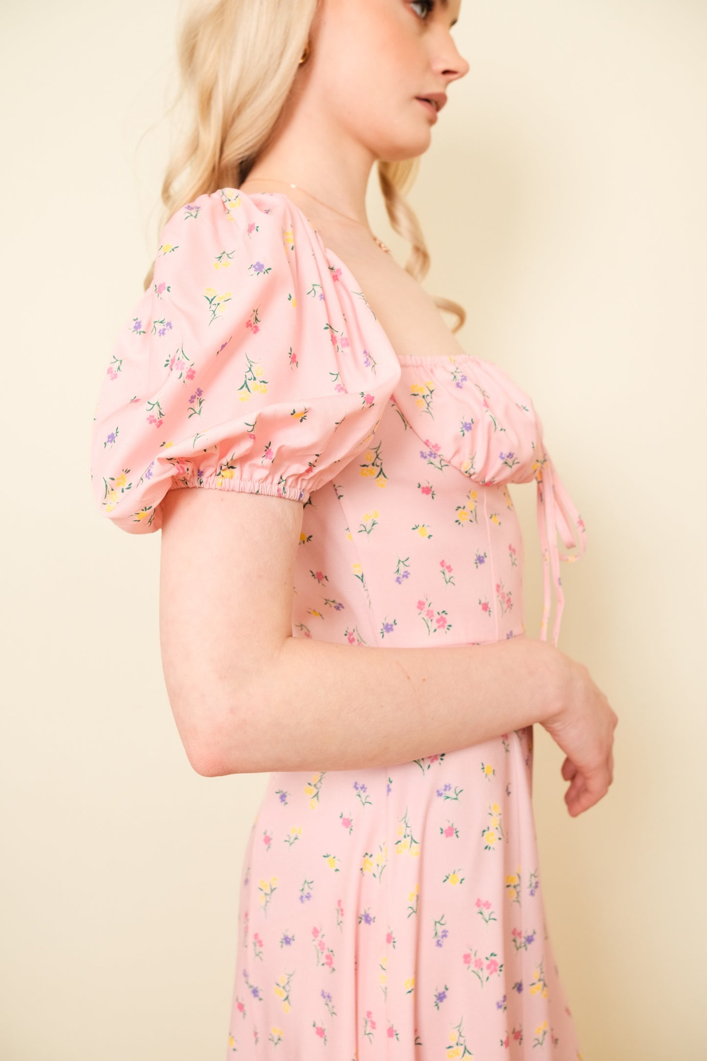 IKA DRESS IN BLUSH PINK