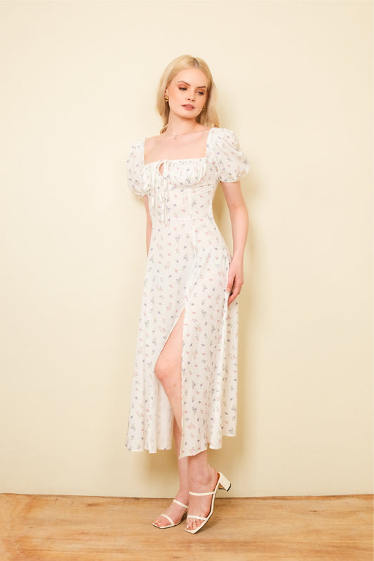 IKA DRESS IN WHITE