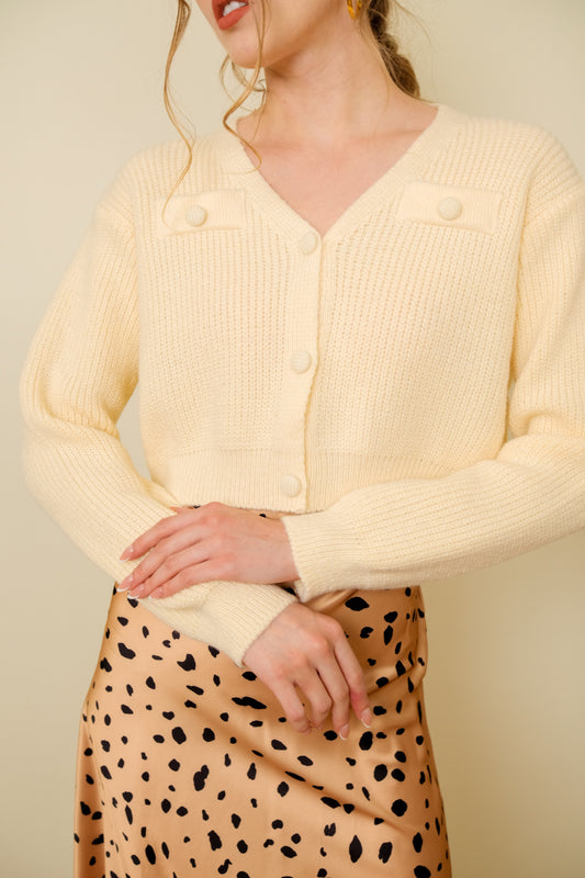 ZENAB TOP IN CREAM