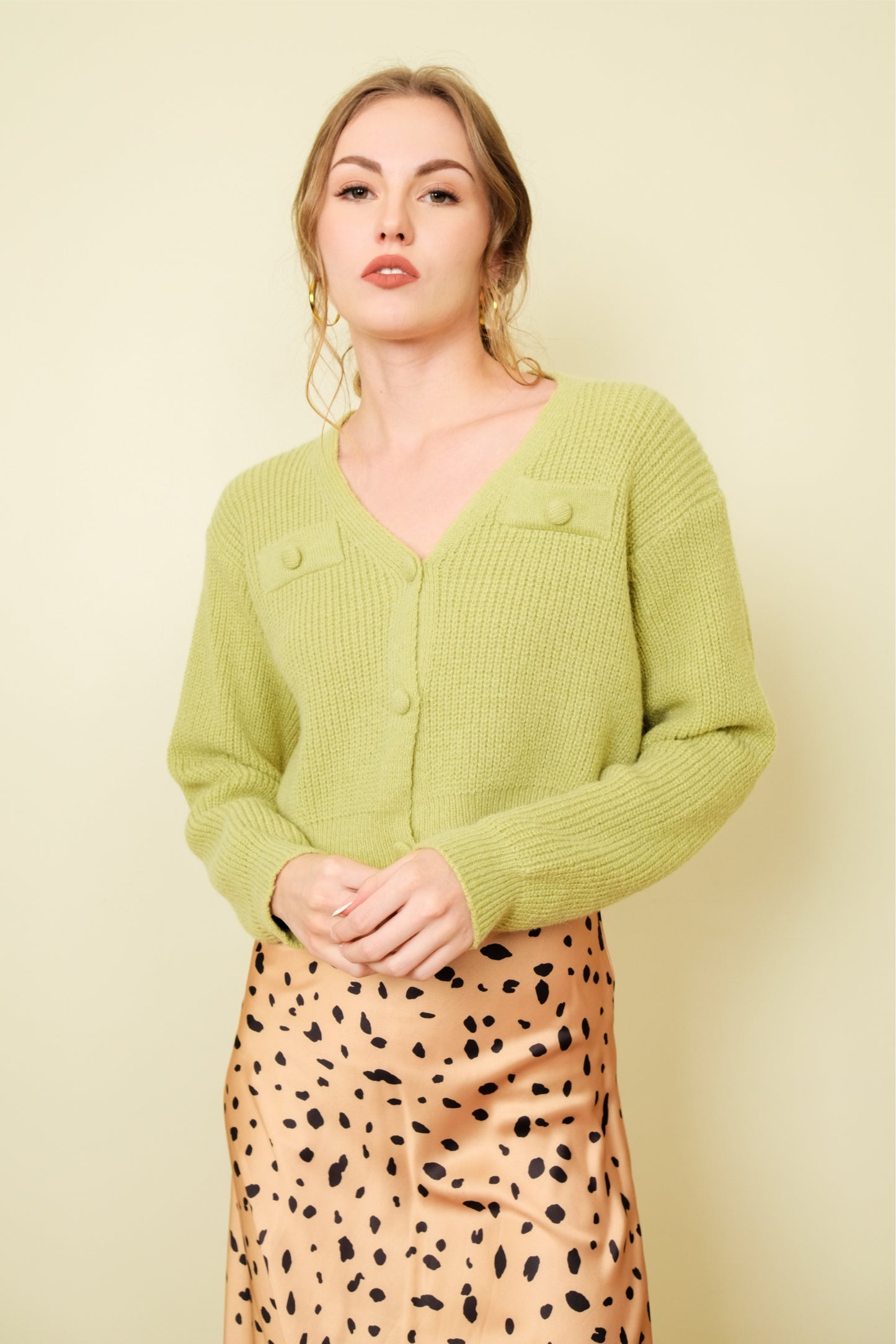 ZENAB TOP IN MATCHA