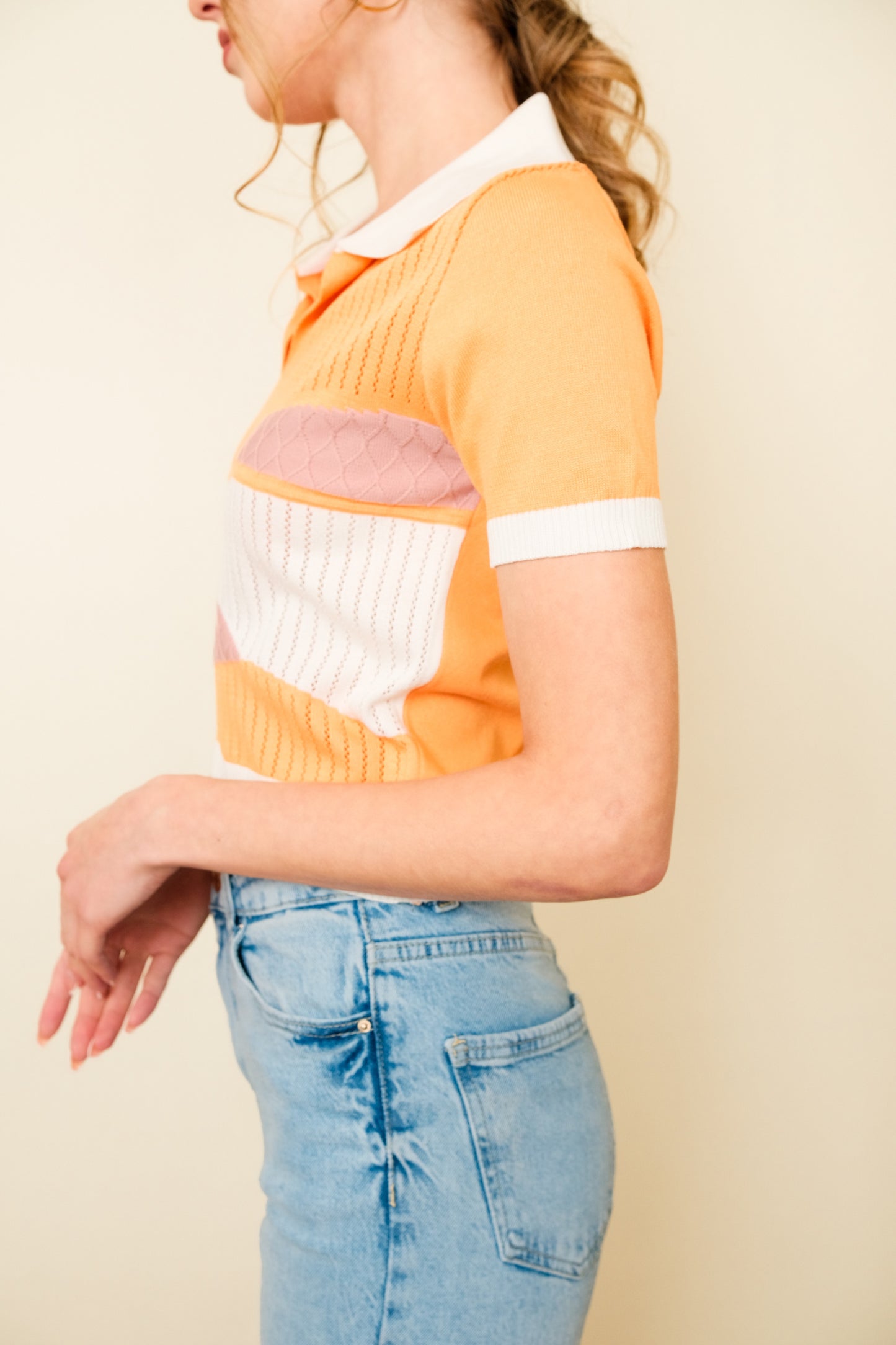 MELLY TOP IN ORANGE