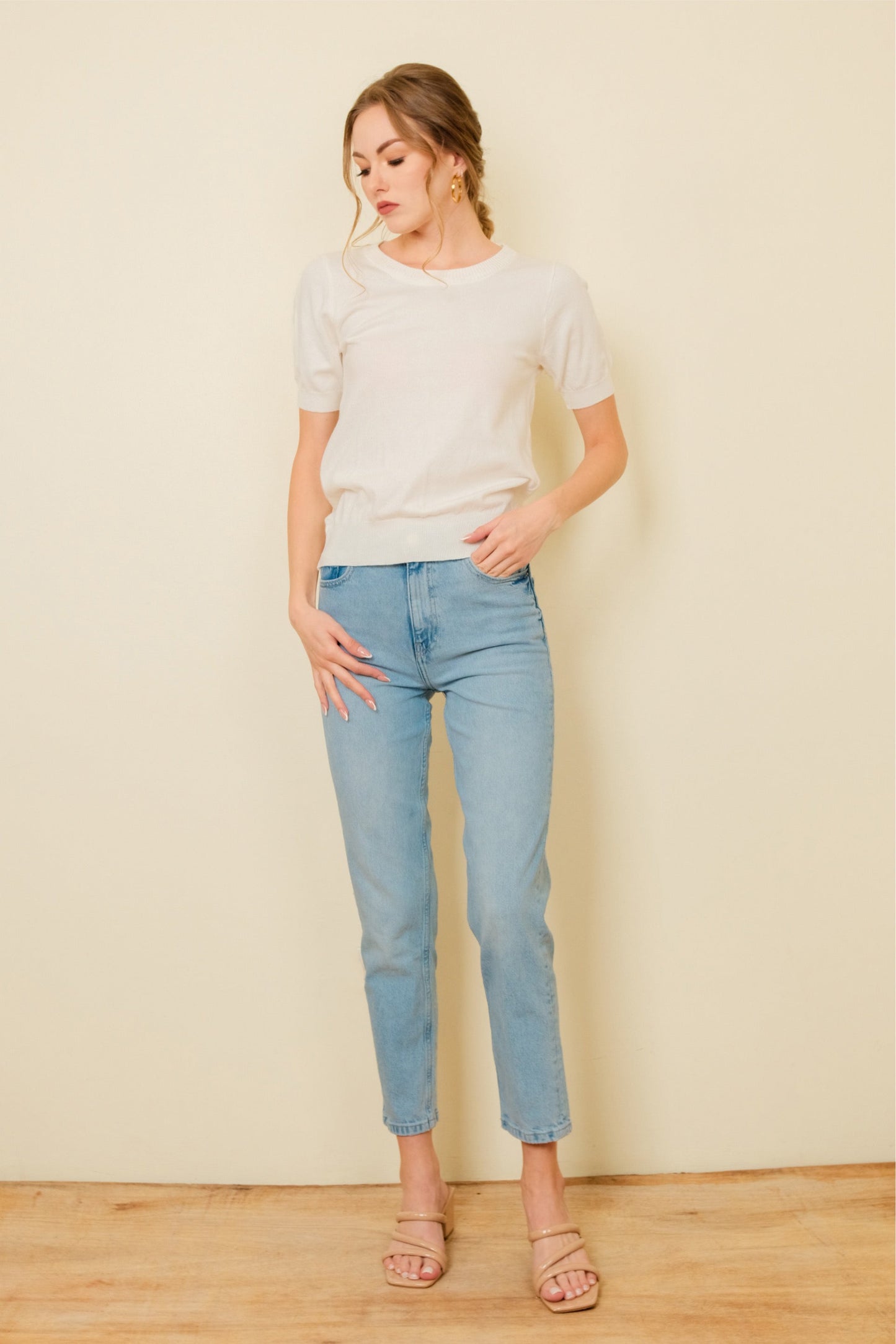 DARCY TOP IN WHITE