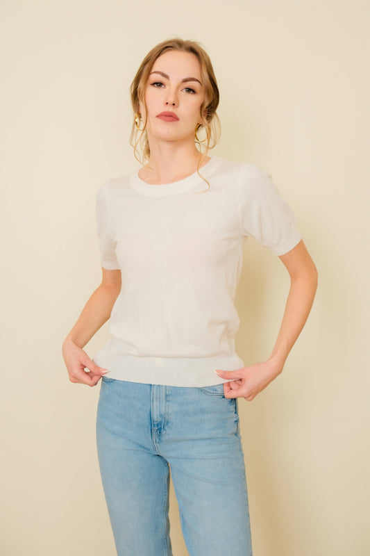 DARCY TOP IN WHITE