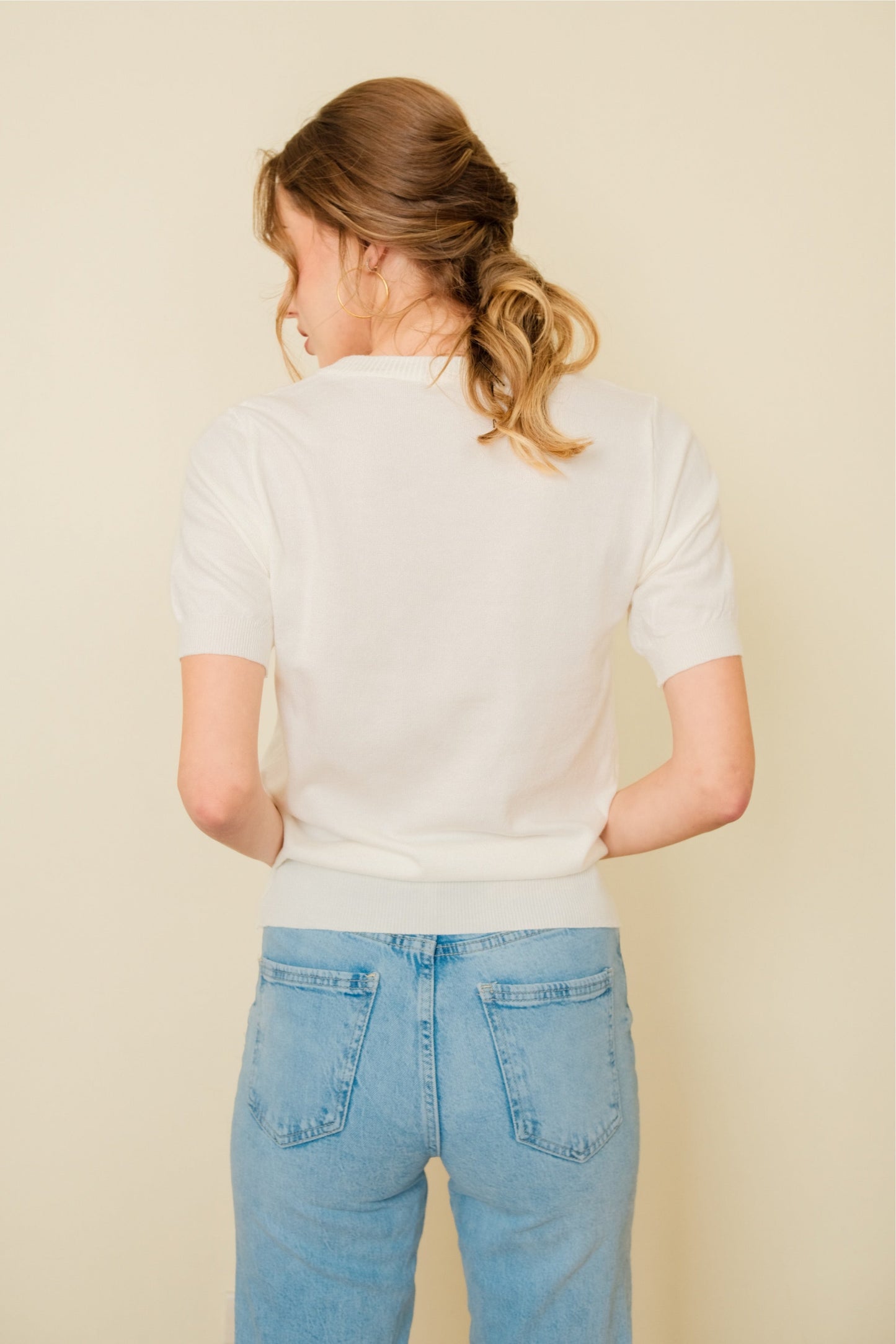 DARCY TOP IN WHITE