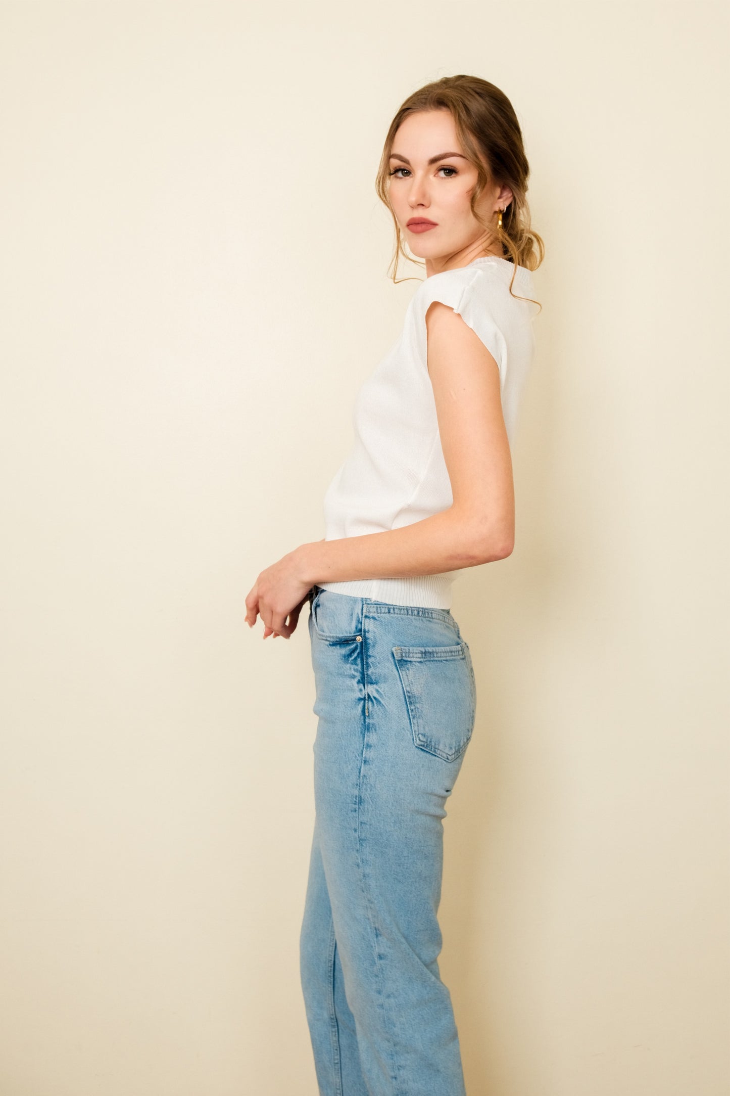 JETTE TOP IN WHITE