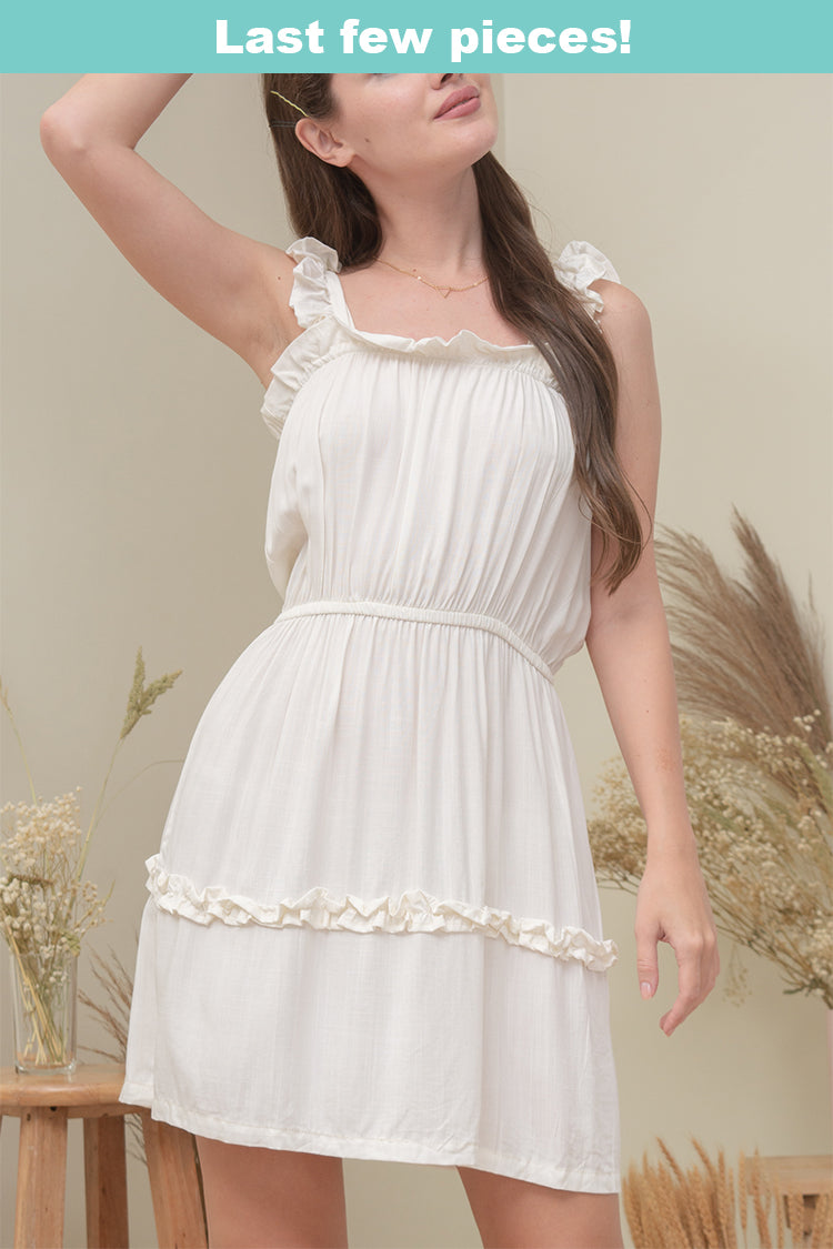 AGNES DRESS IN WHITE