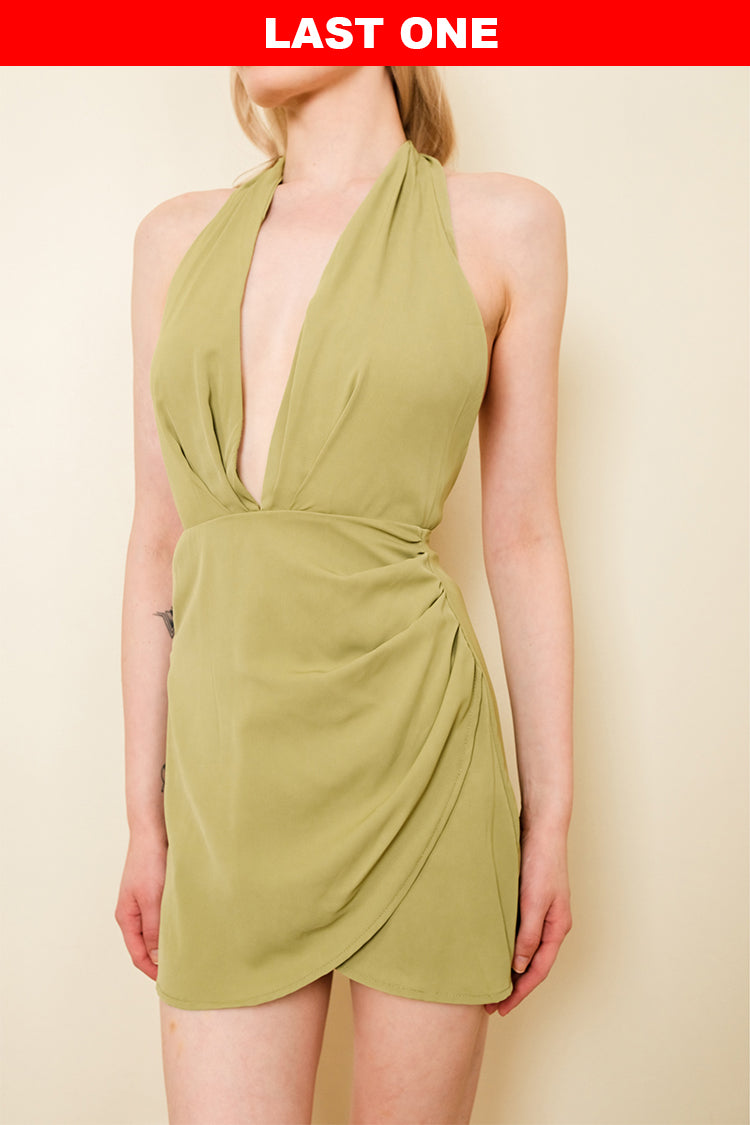 BETTINA DRESS IN OLIVE