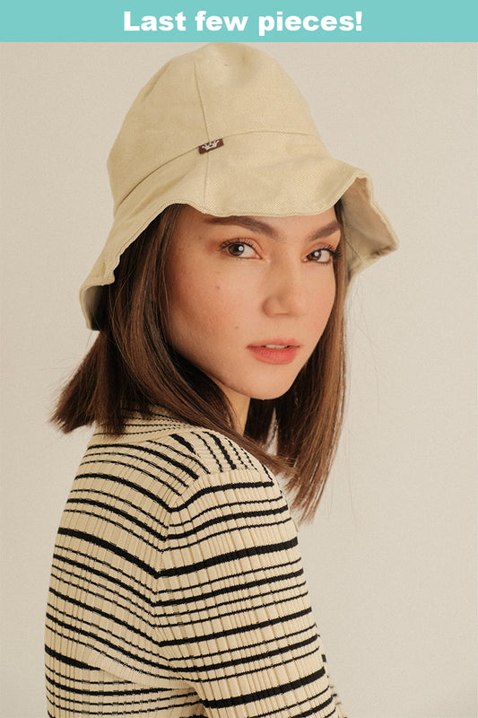 EDERLYNN BUCKET HAT IN CREAM