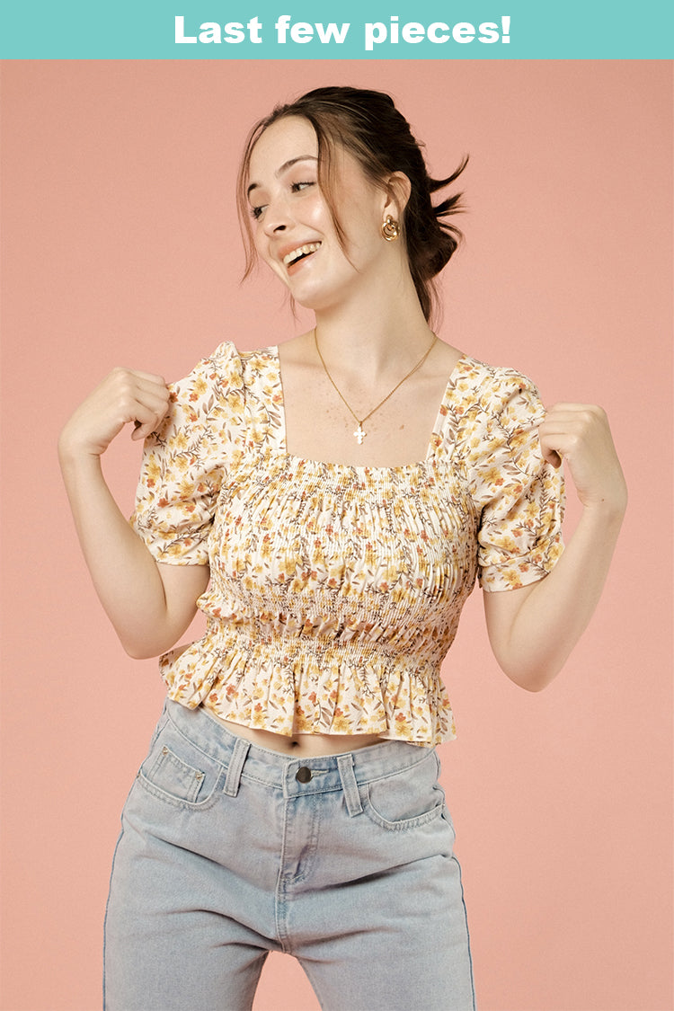FREYA TOP IN YELLOW
