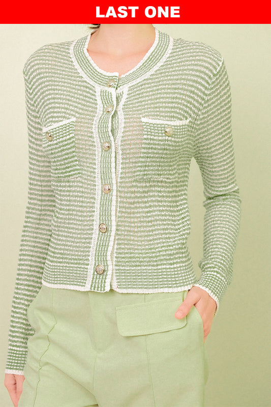 GUILA CARDIGAN IN GREEN