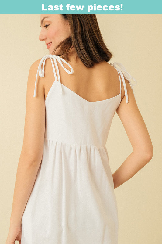 HEIDI MAXI DRESS IN WHITE