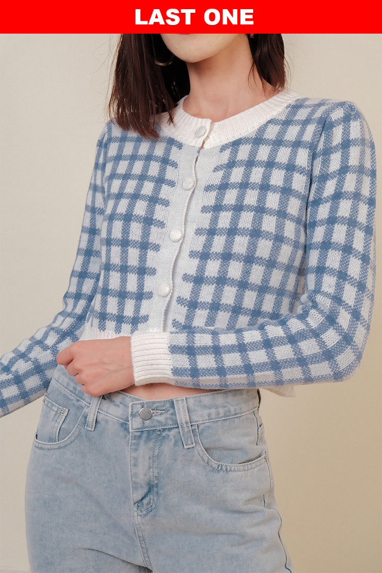LENKA CARDIGAN IN BLUE