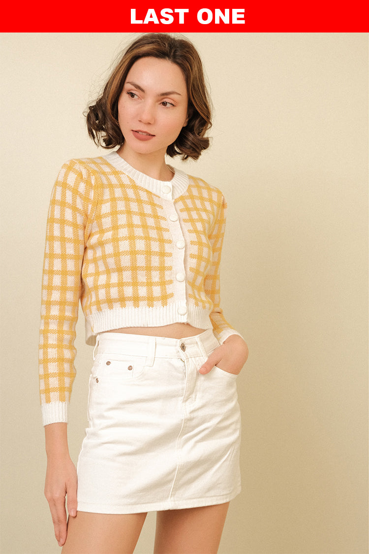 LENKA CARDIGAN IN YELLOW