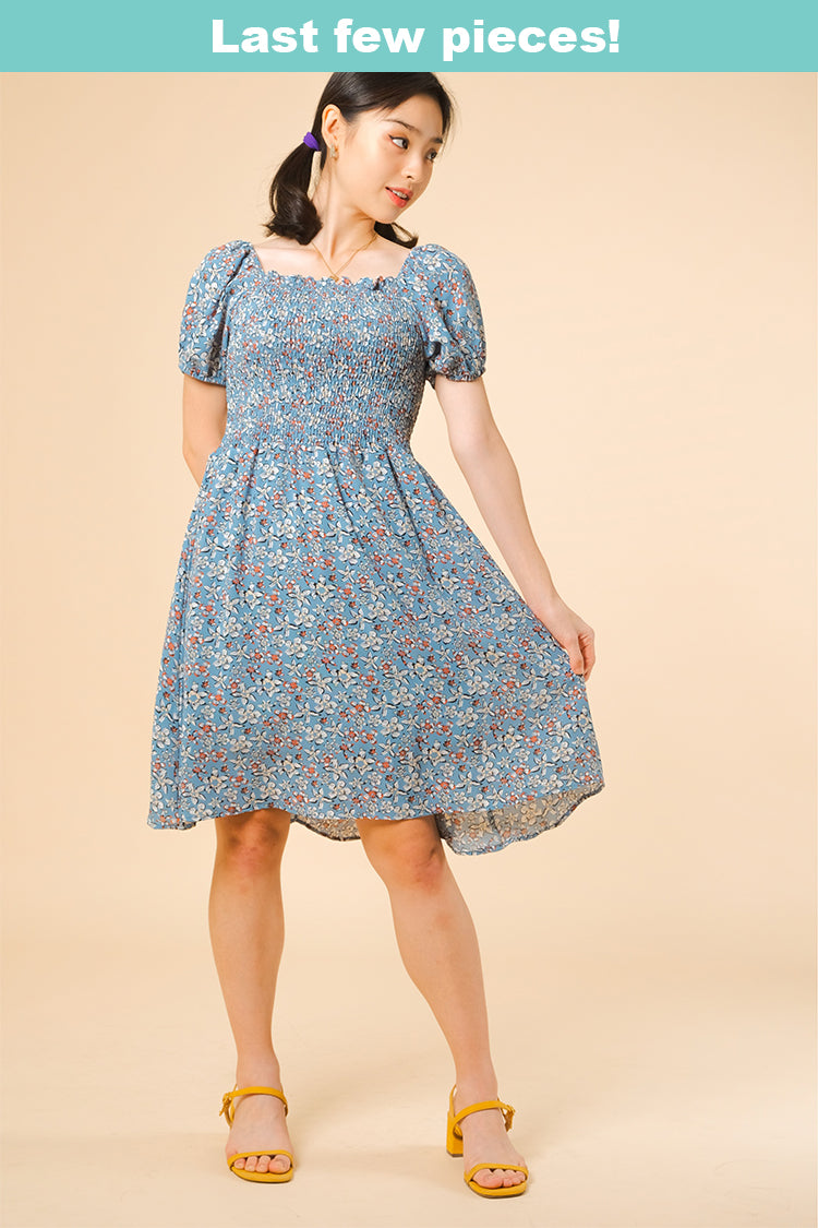 MATILDA DRESS IN BLUE – POPCHIC MATILDA DRESS IN BLUE – POPCHIC