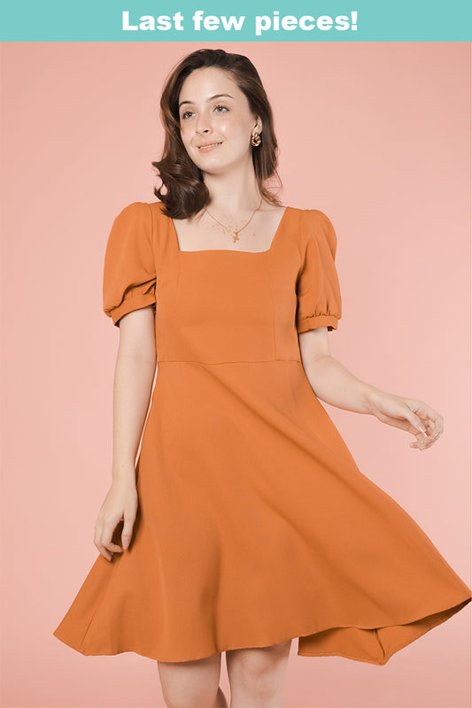 MINDY DRESS IN SQUASH