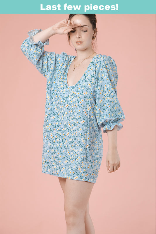 PEYTON DRESS IN BLUE