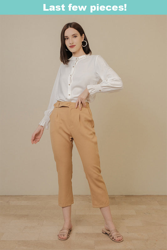 REESE PANTS IN CAMEL BROWN