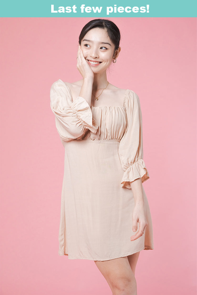 SAVANNAH DRESS IN CREAM