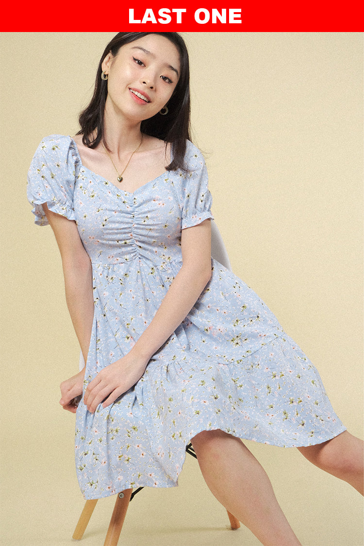 MARTHA DRESS IN SKY BLUE