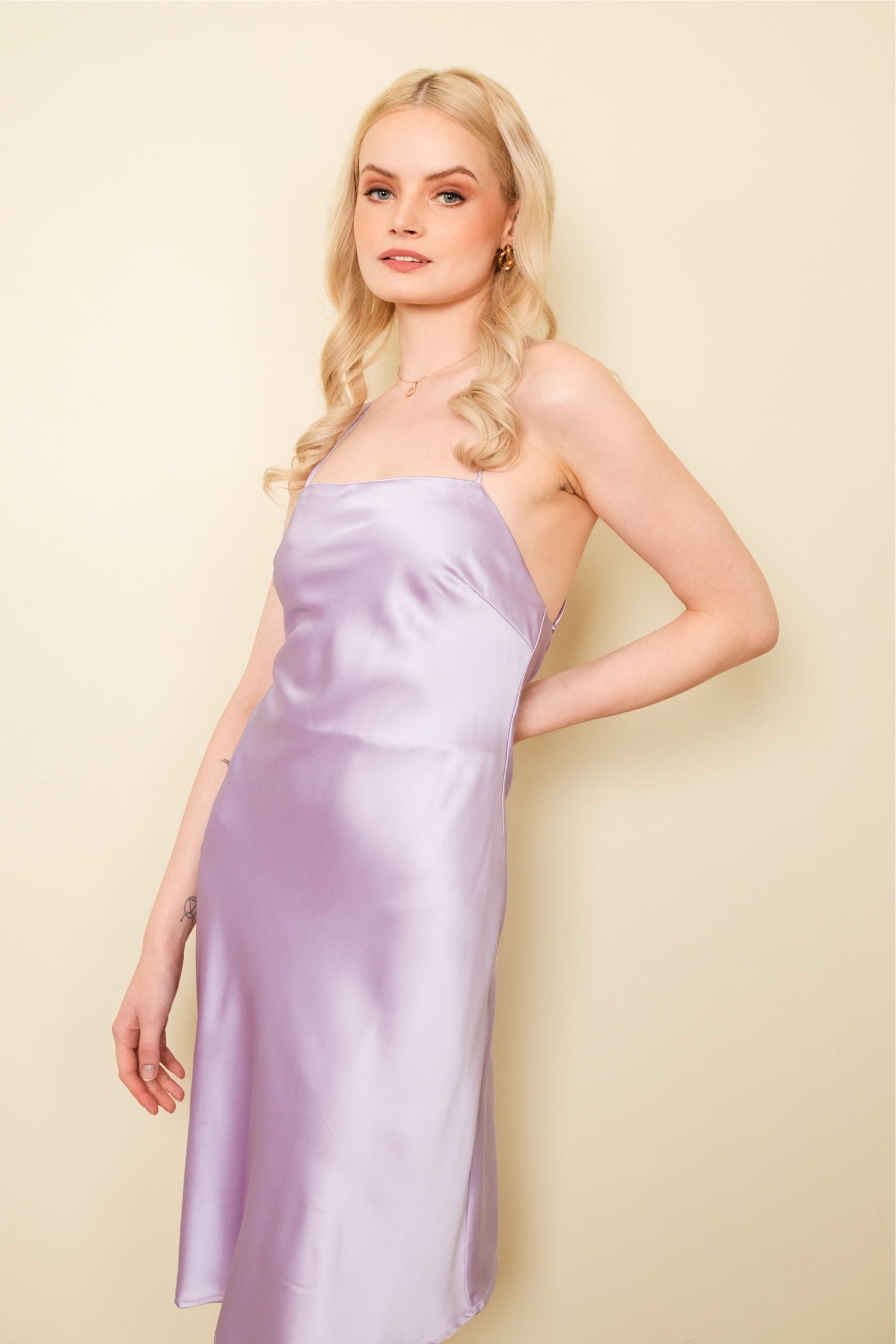 HELGA DRESS IN PURPLE