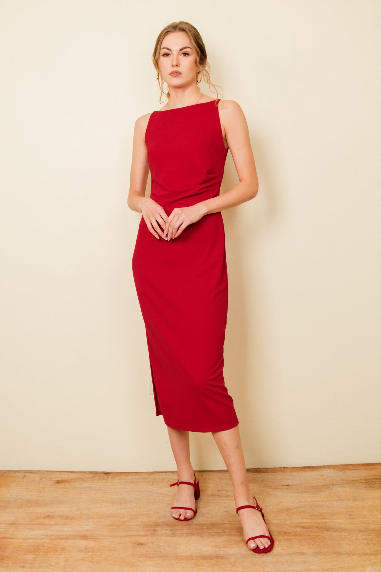 MALLORY DRESS IN RED