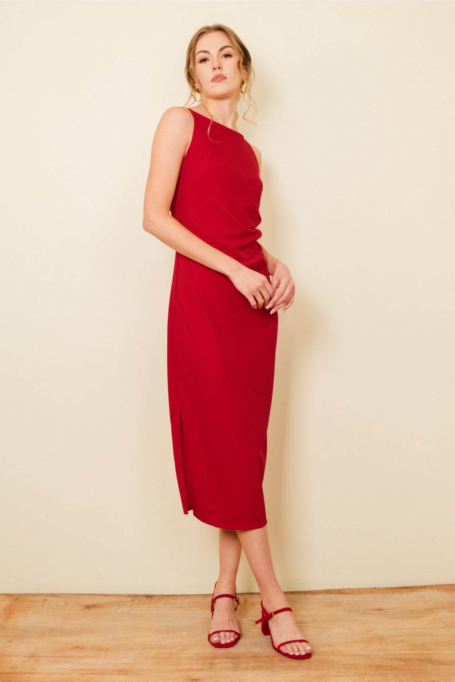 MALLORY DRESS IN RED