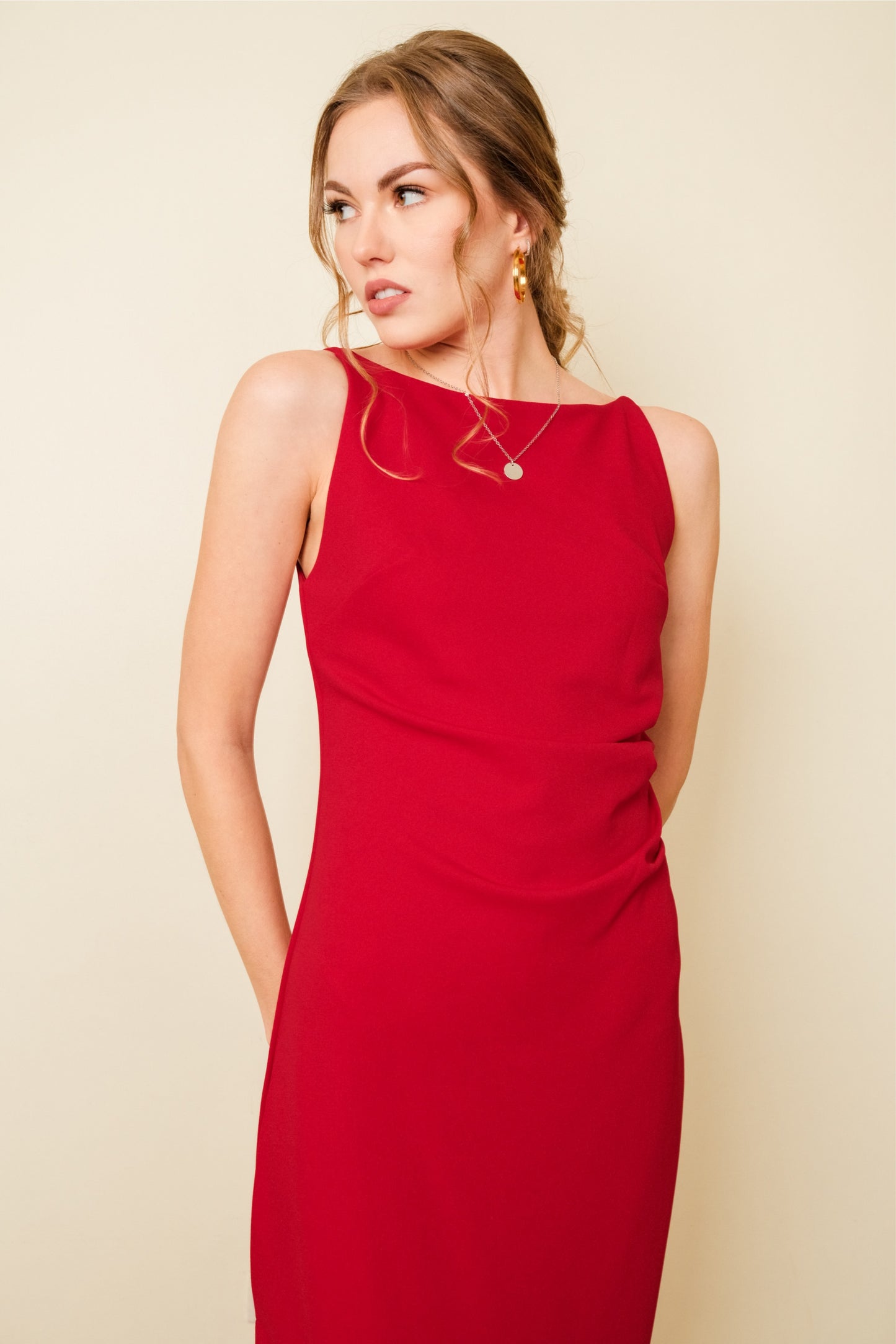 MALLORY DRESS IN RED