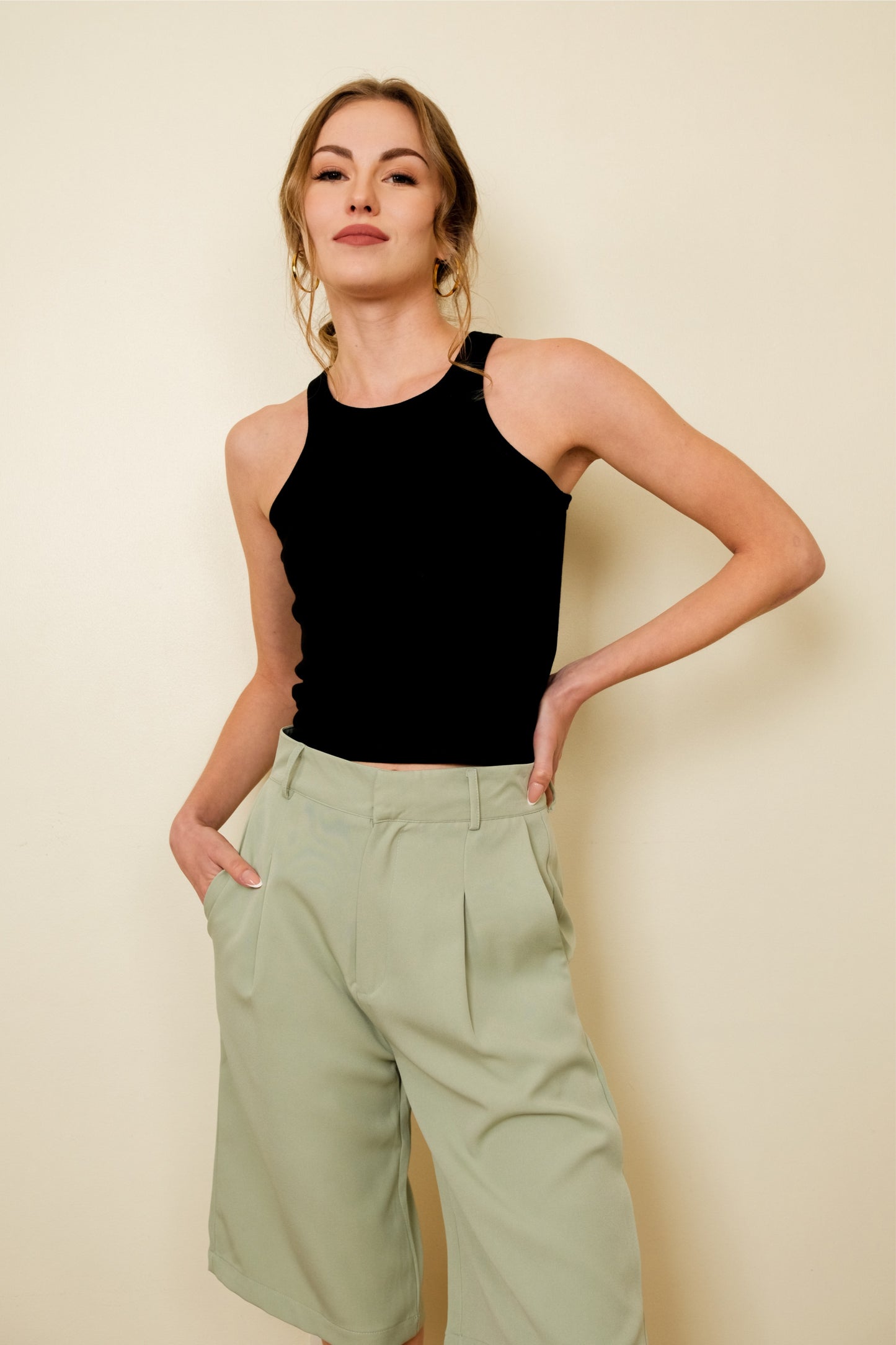 SHIERA TOP IN BLACK