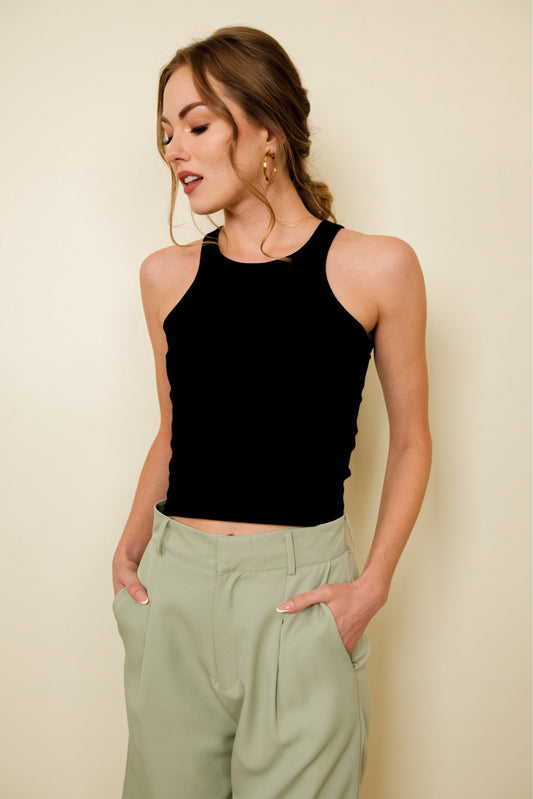 SHIERA TOP IN BLACK