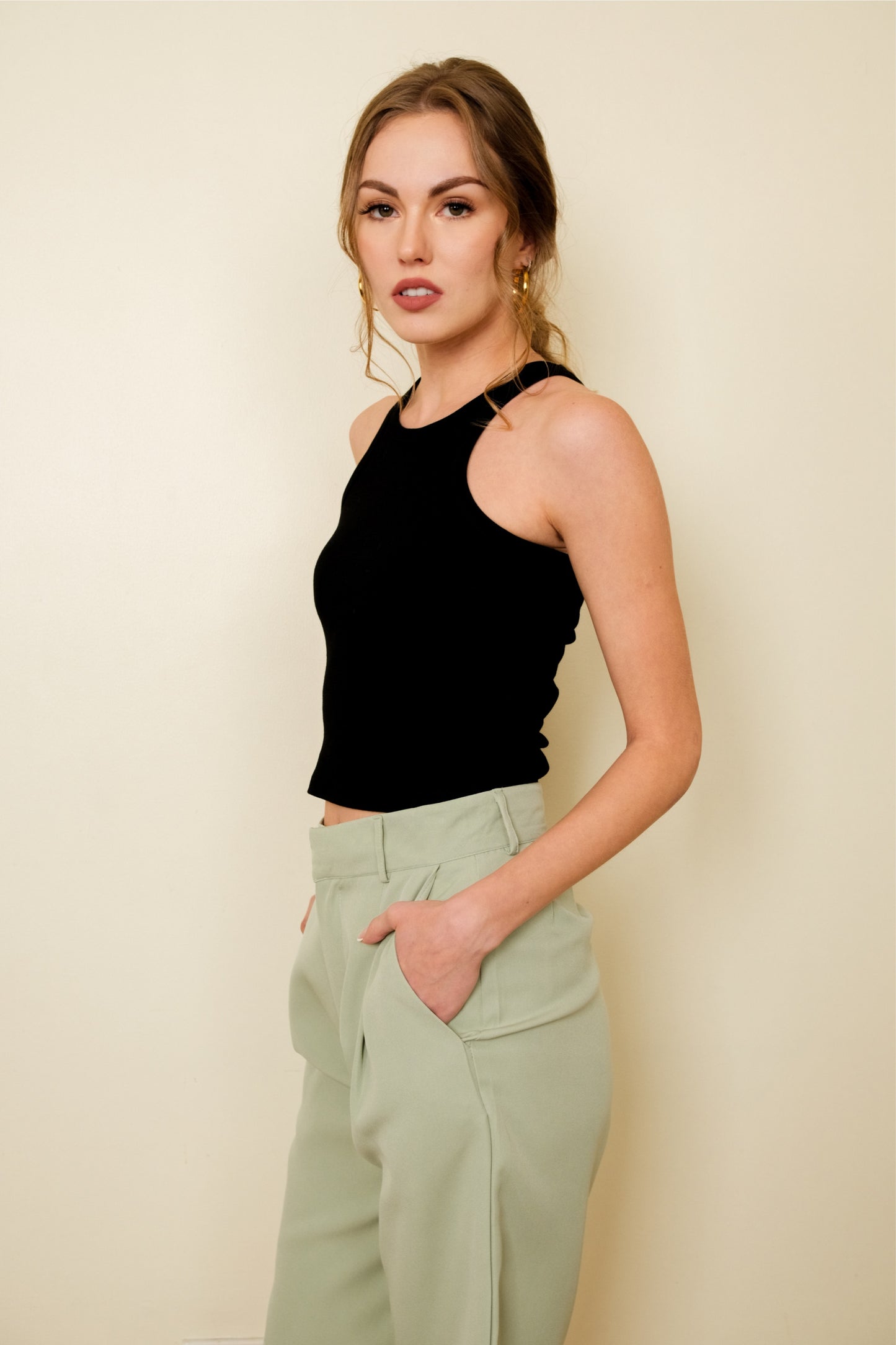 SHIERA TOP IN BLACK
