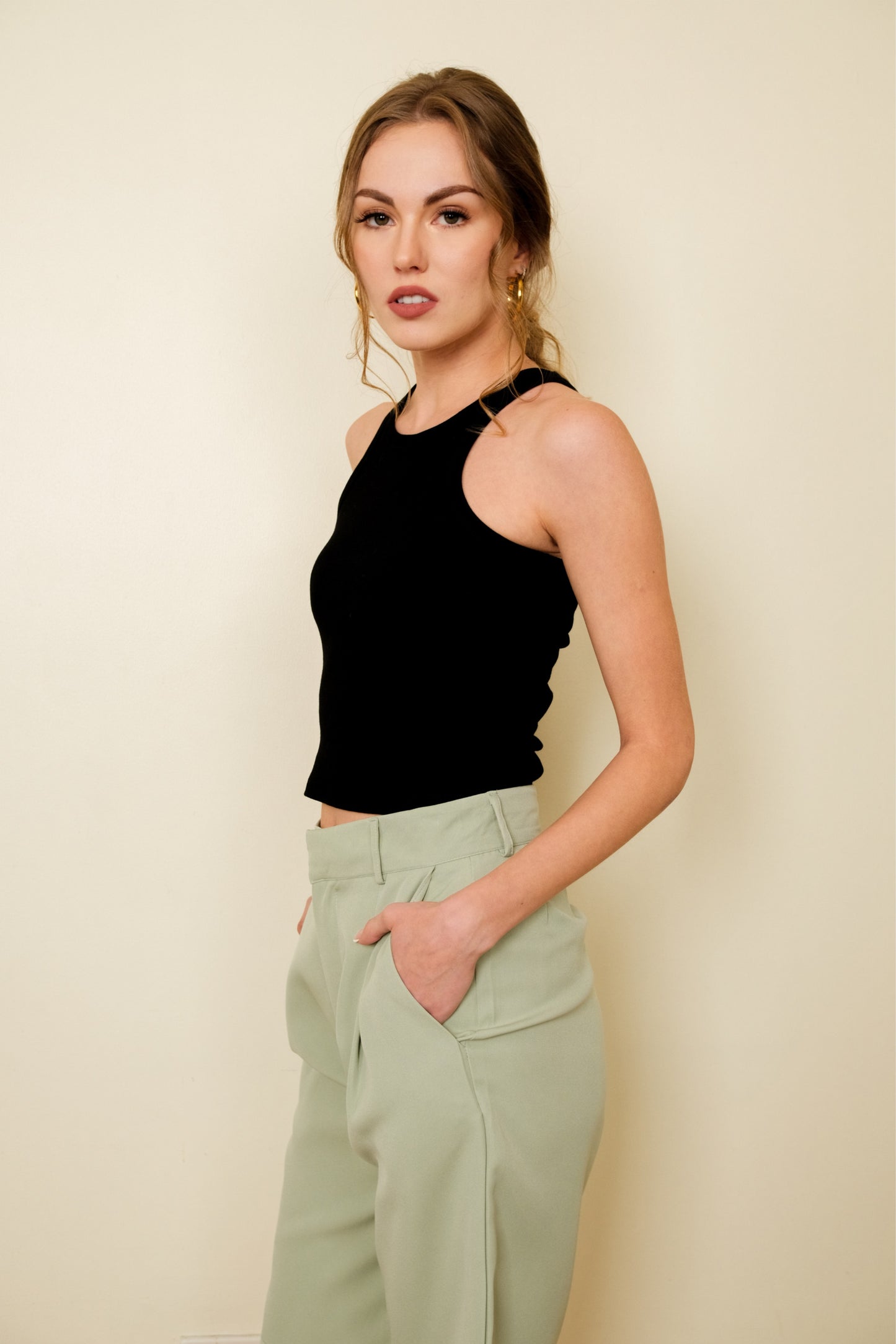 SHIERA TOP IN BLACK