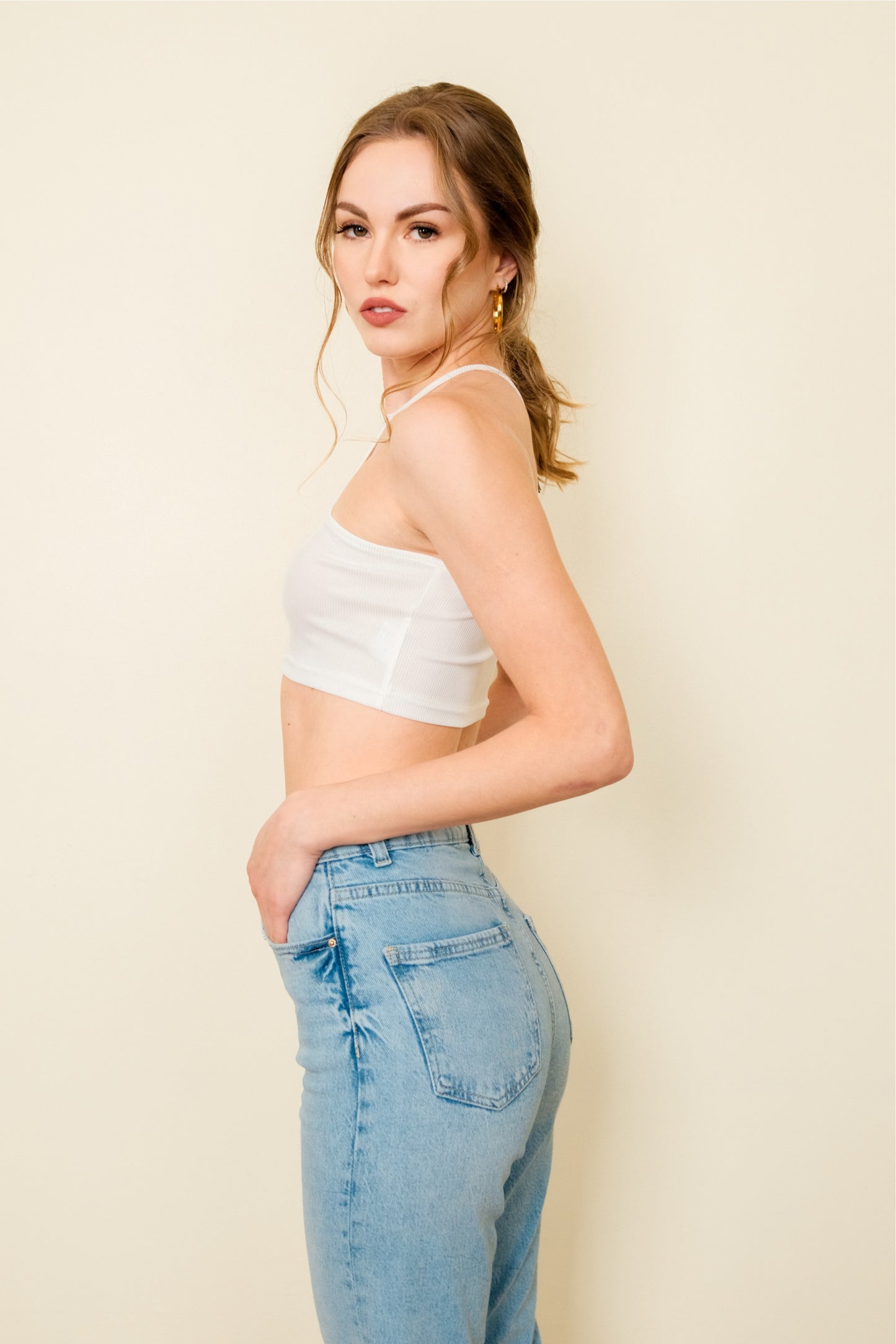 LUZ TOP IN WHITE