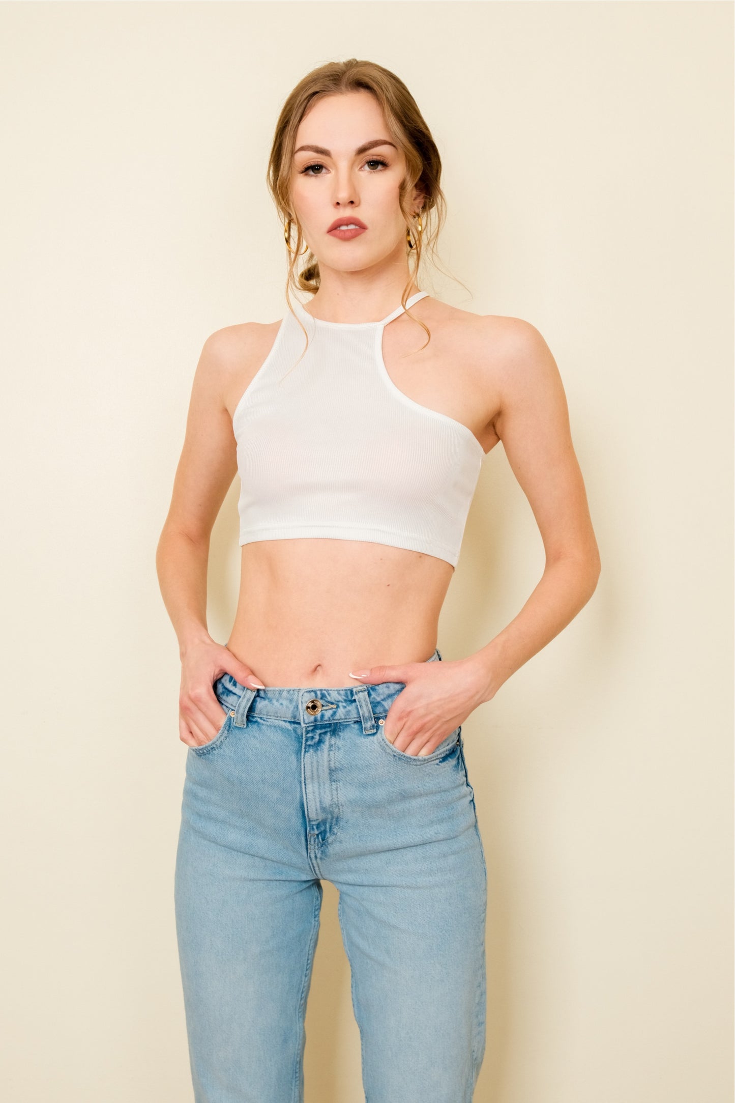 LUZ TOP IN WHITE