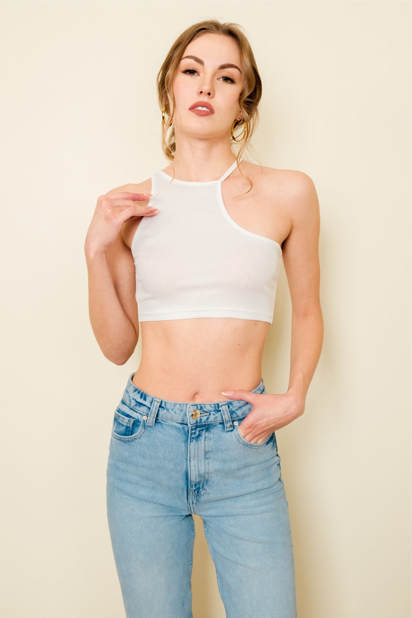 LUZ TOP IN WHITE