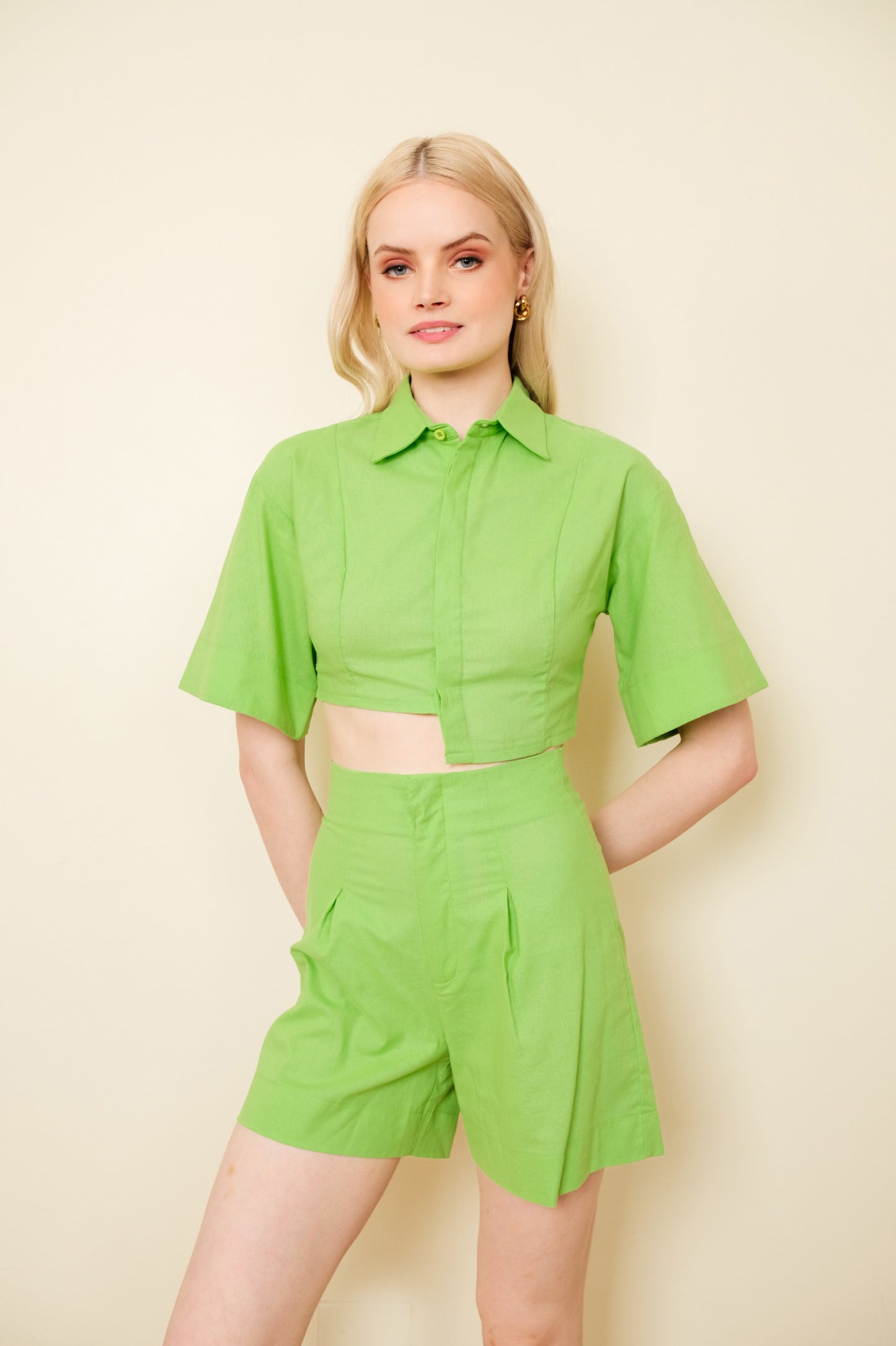 LEONE COORDINATES IN APPLE GREEN