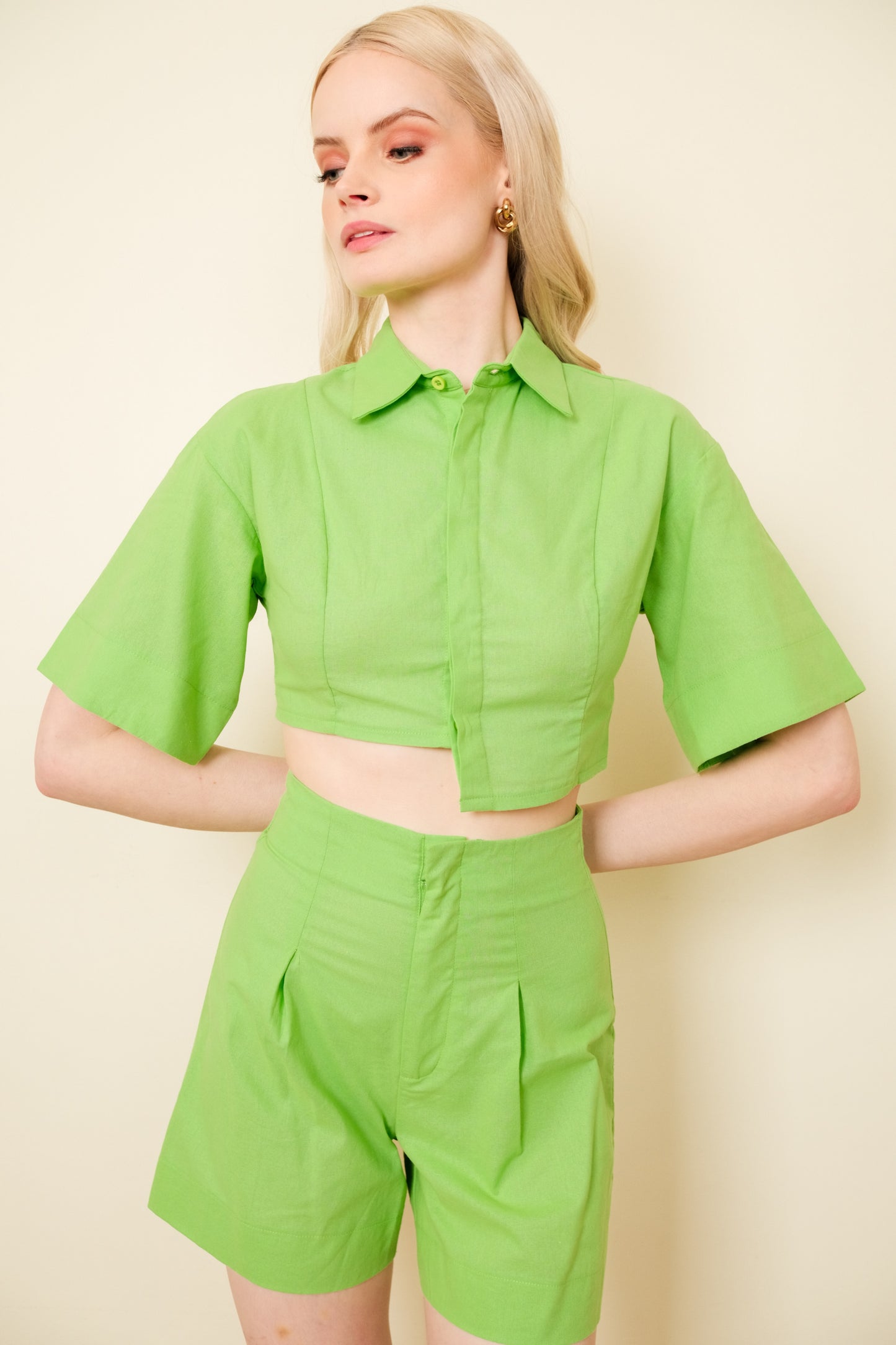 LEONE COORDINATES IN APPLE GREEN