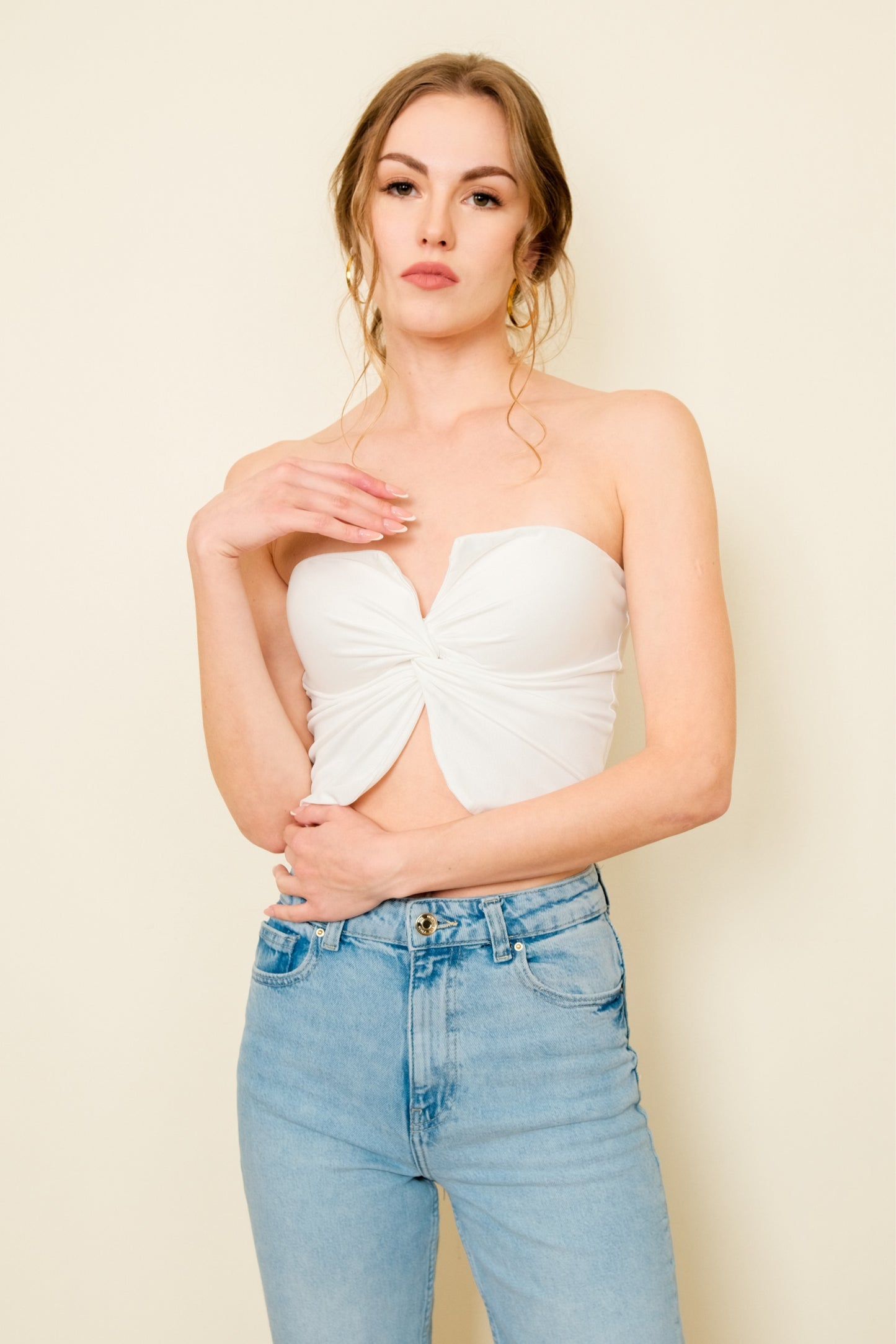 LOWRY TOP IN WHITE