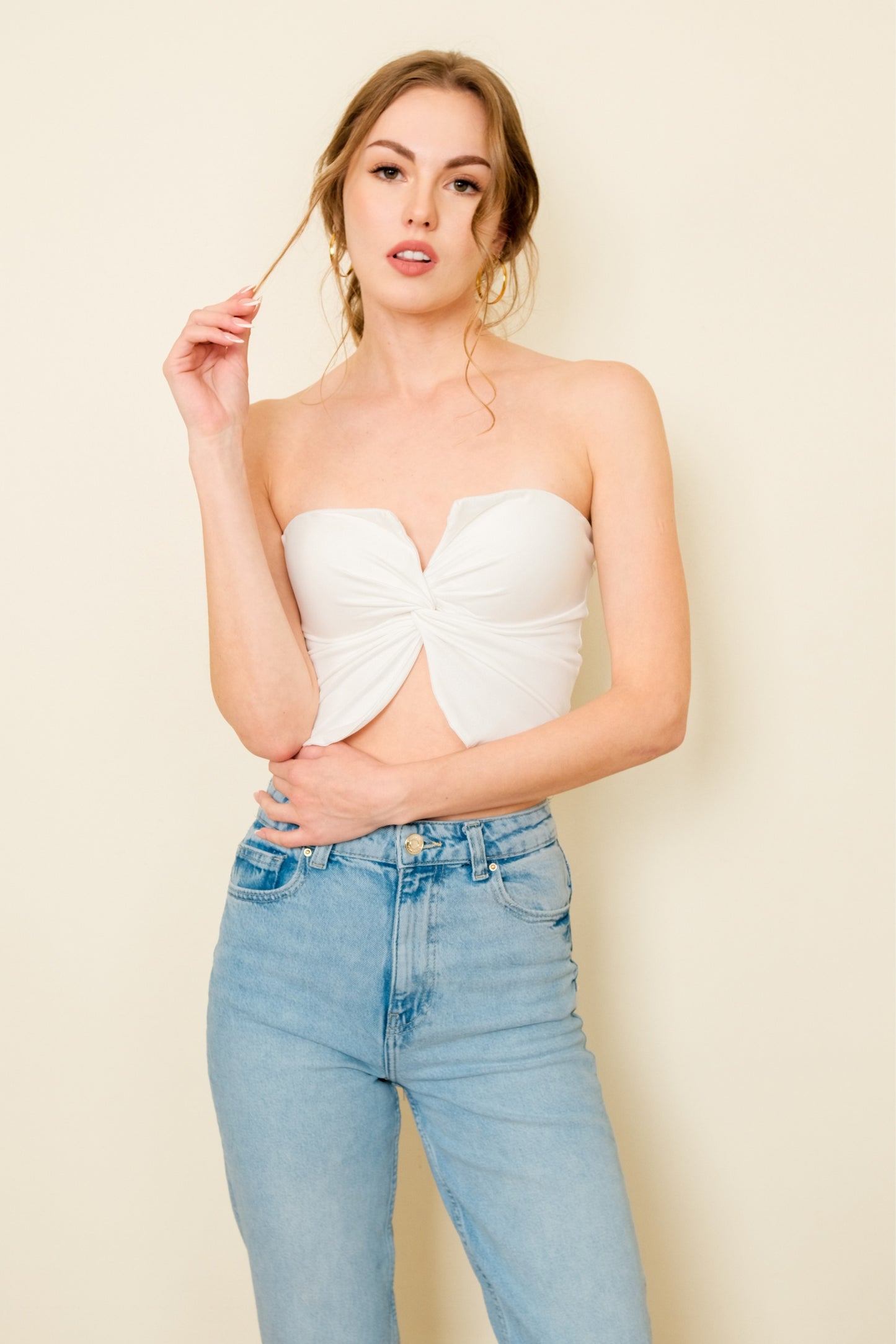 LOWRY TOP IN WHITE