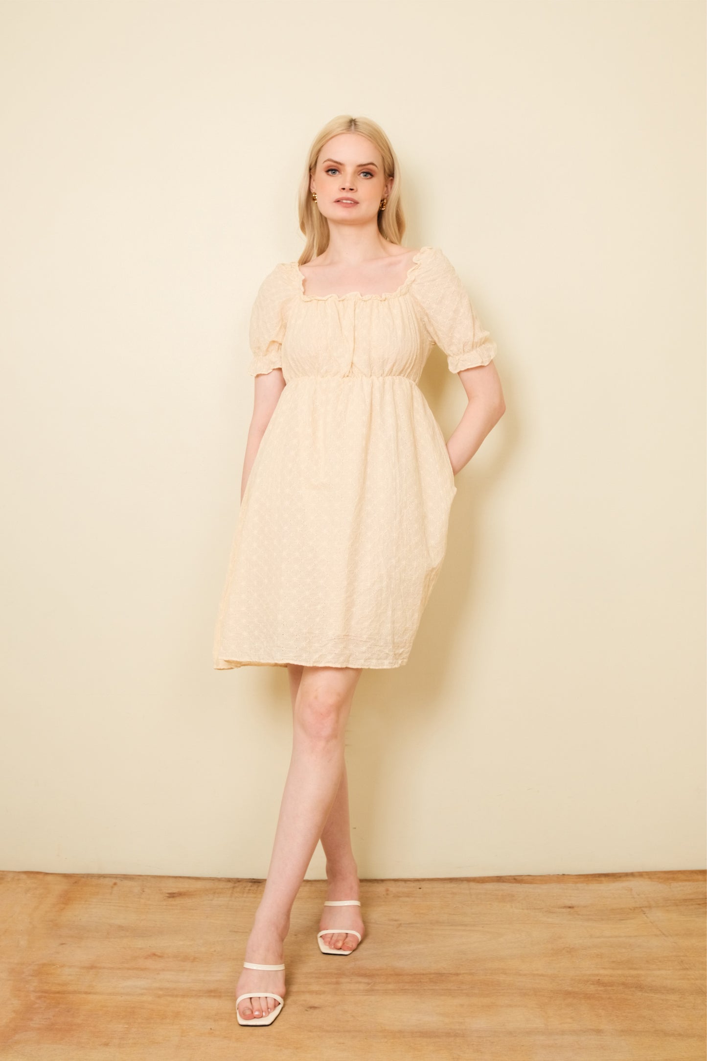 MONICA DRESS IN CREAM