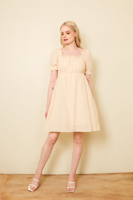 MONICA DRESS IN CREAM