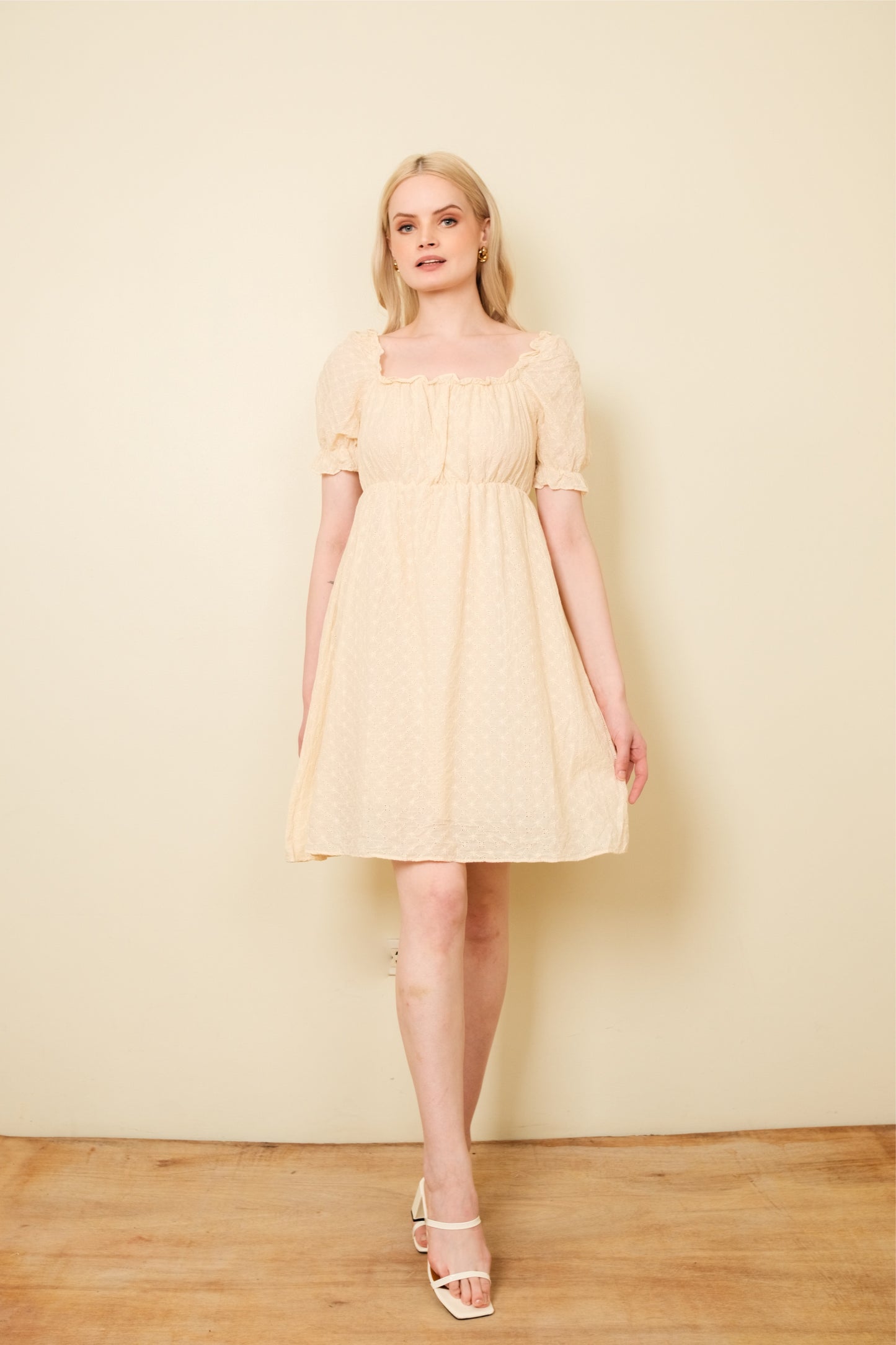 MONICA DRESS IN CREAM