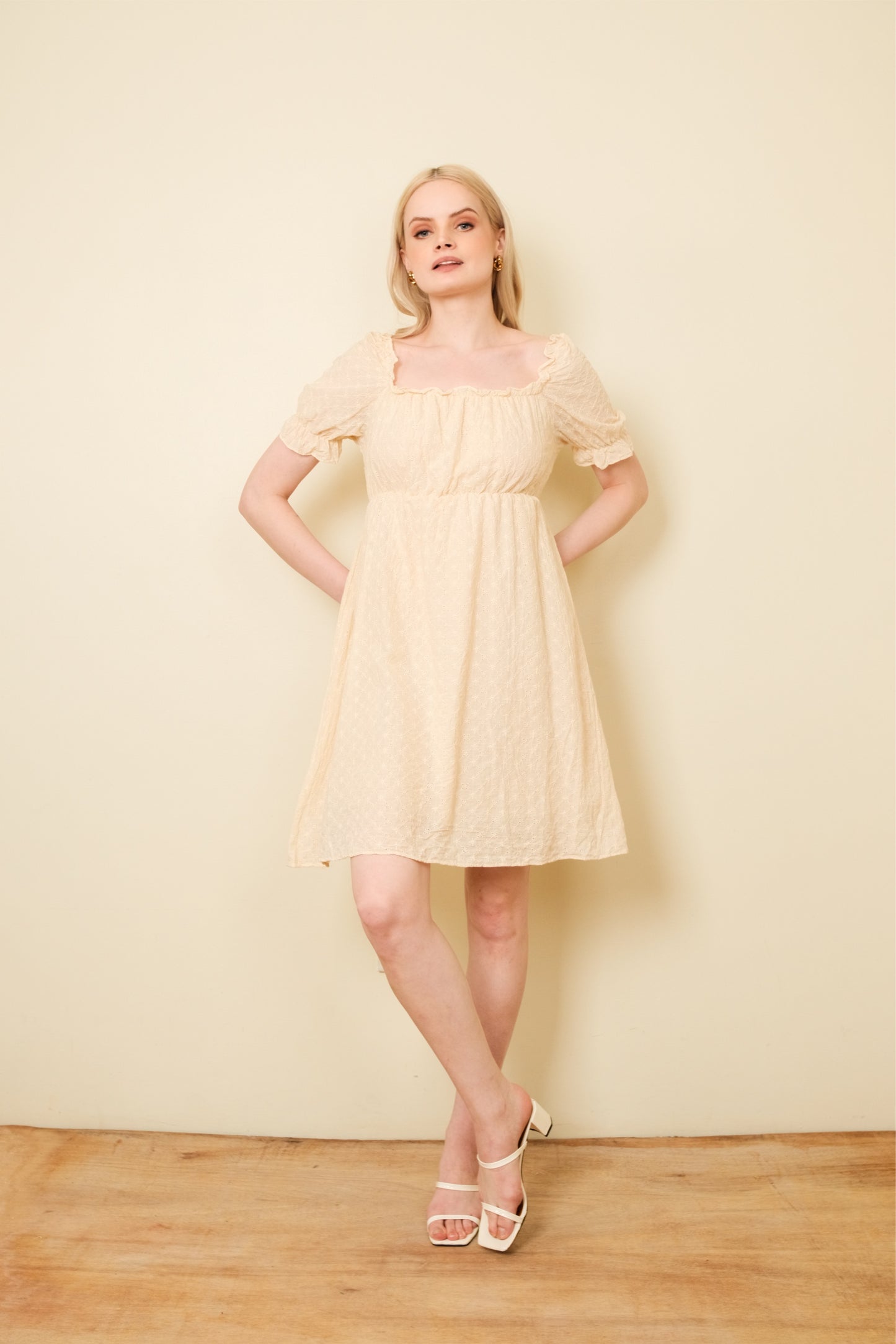MONICA DRESS IN CREAM