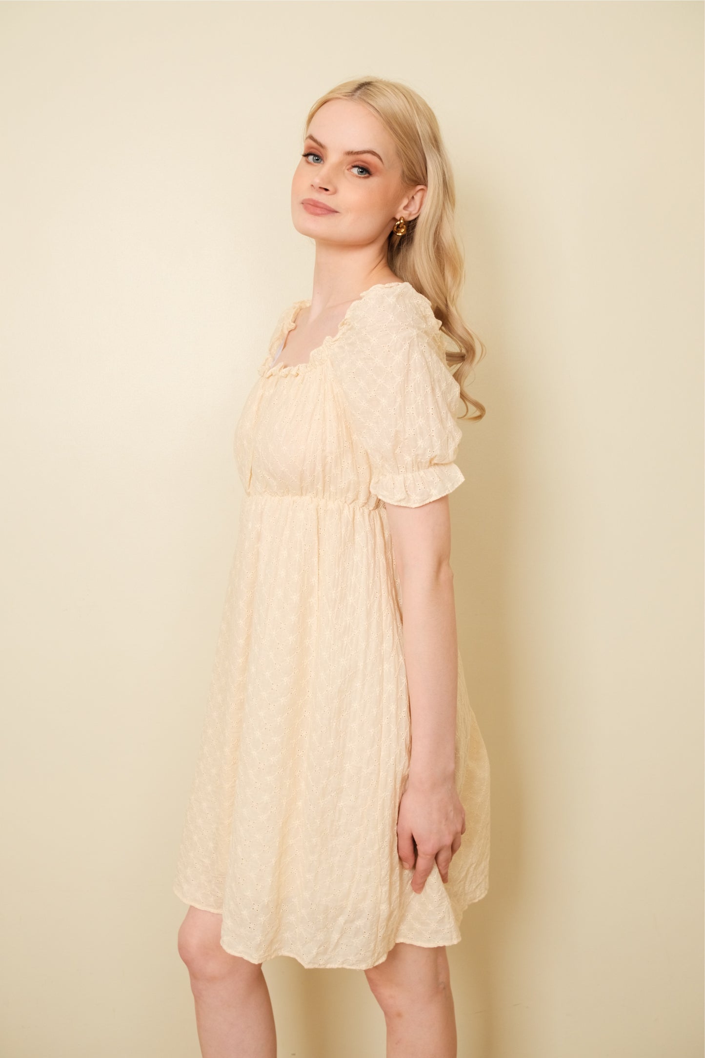 MONICA DRESS IN CREAM
