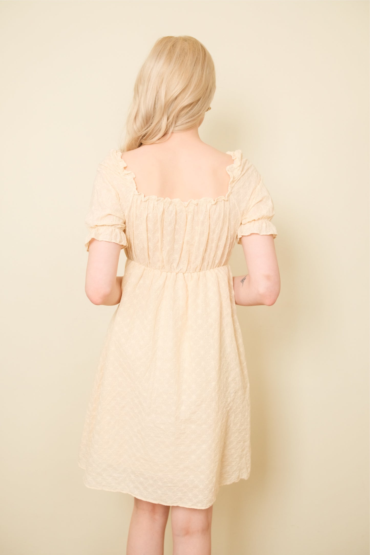 MONICA DRESS IN CREAM