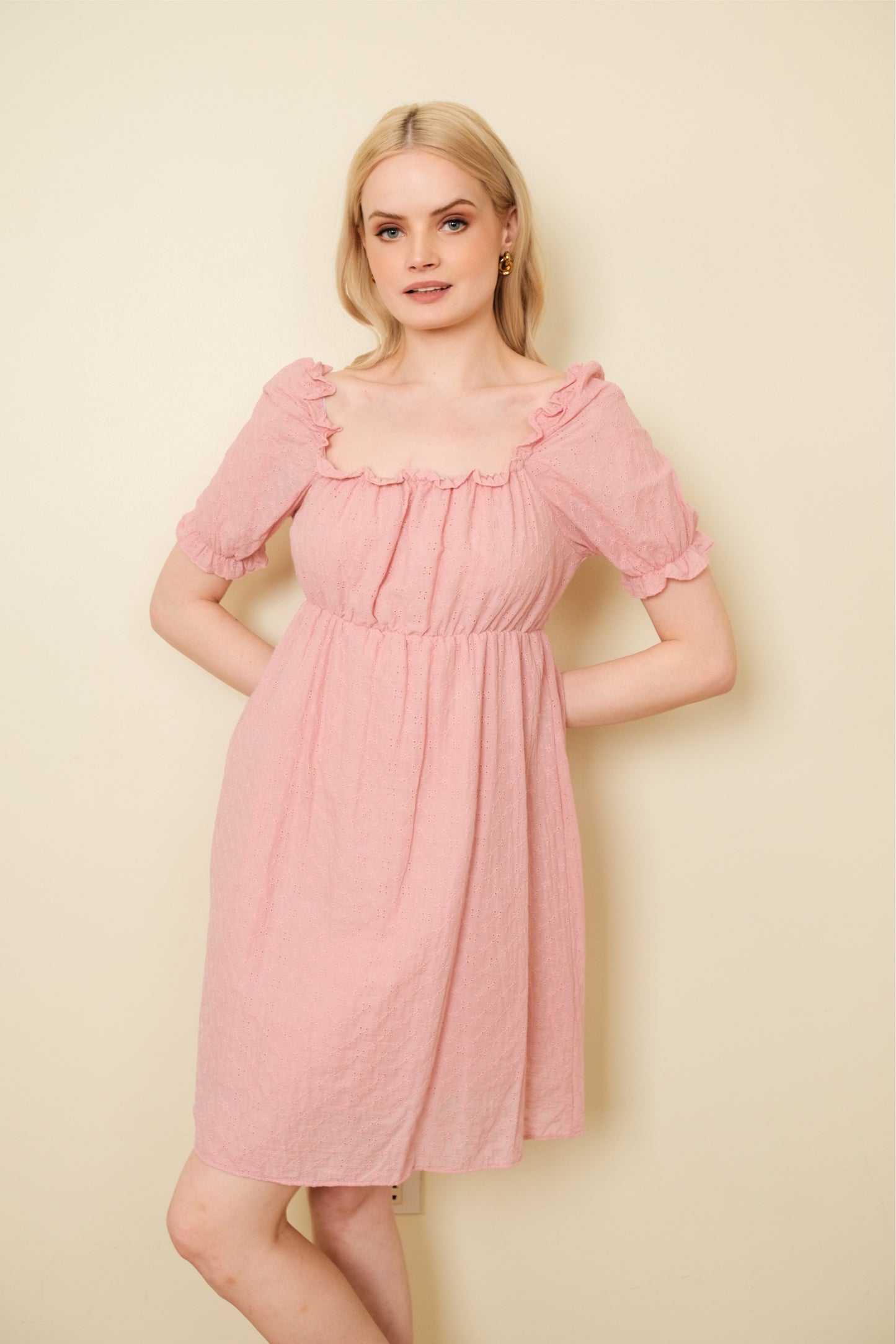 MONICA DRESS IN PINK