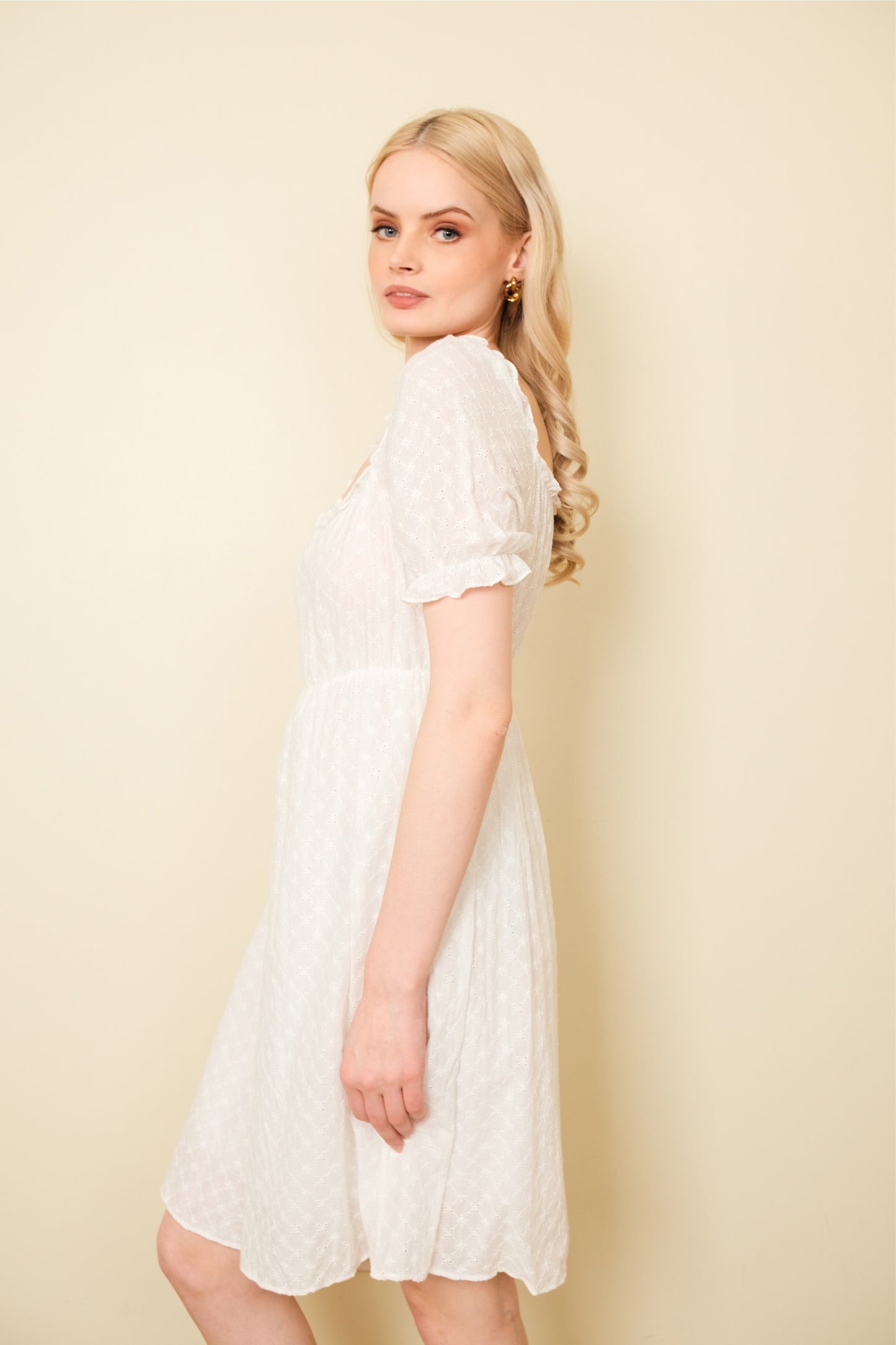 MONICA DRESS IN WHITE