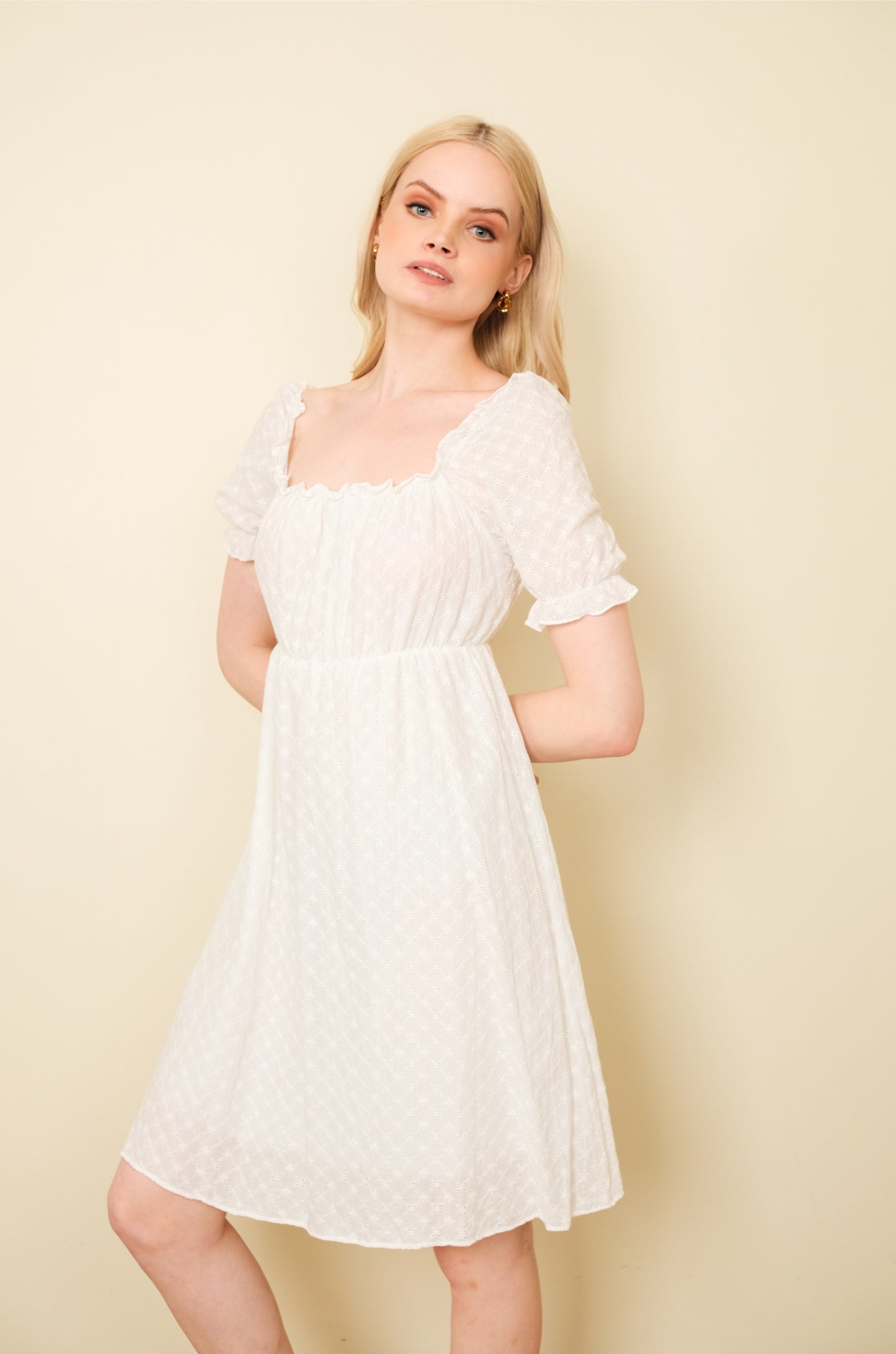 MONICA DRESS IN WHITE
