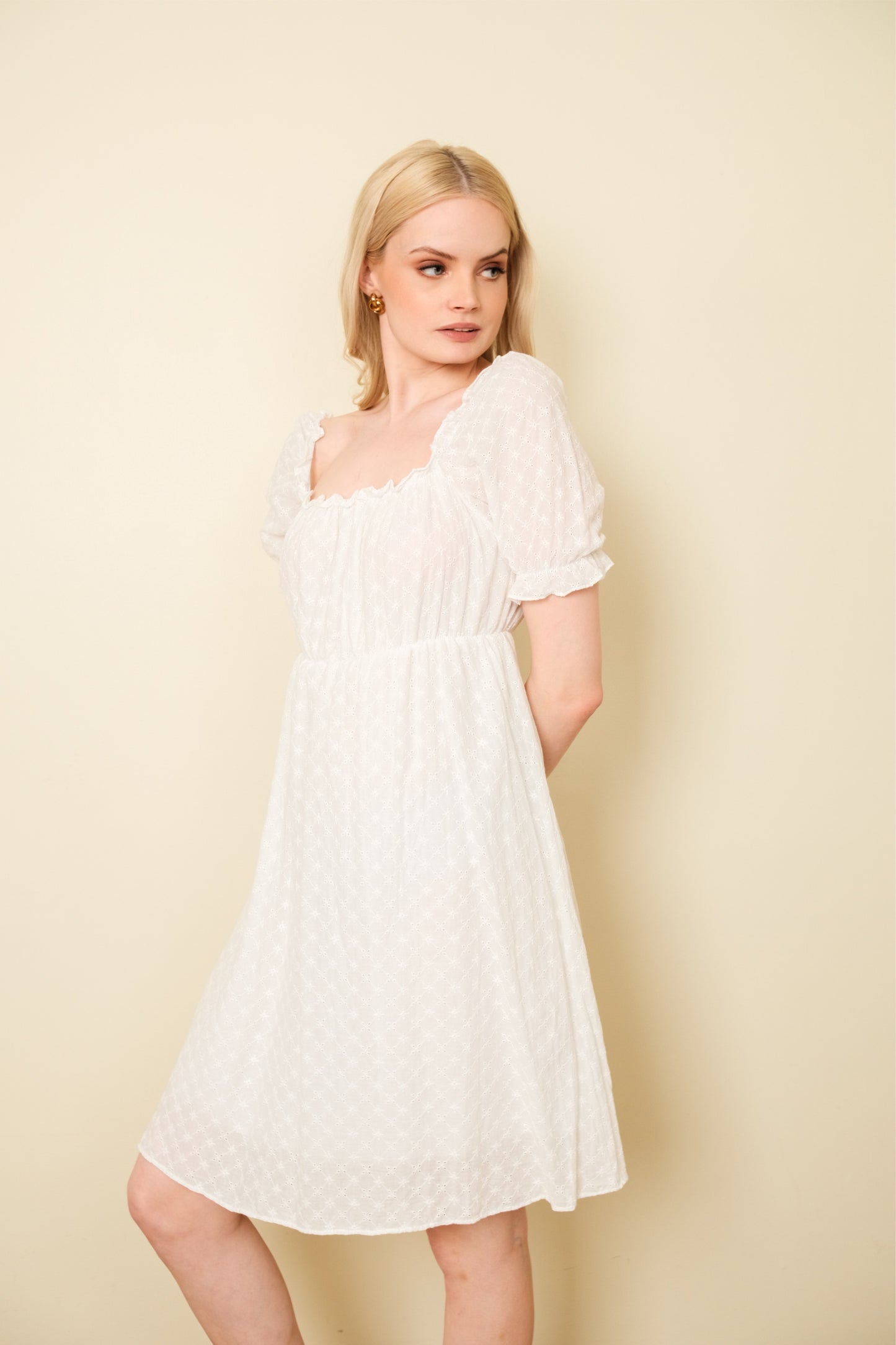 MONICA DRESS IN WHITE